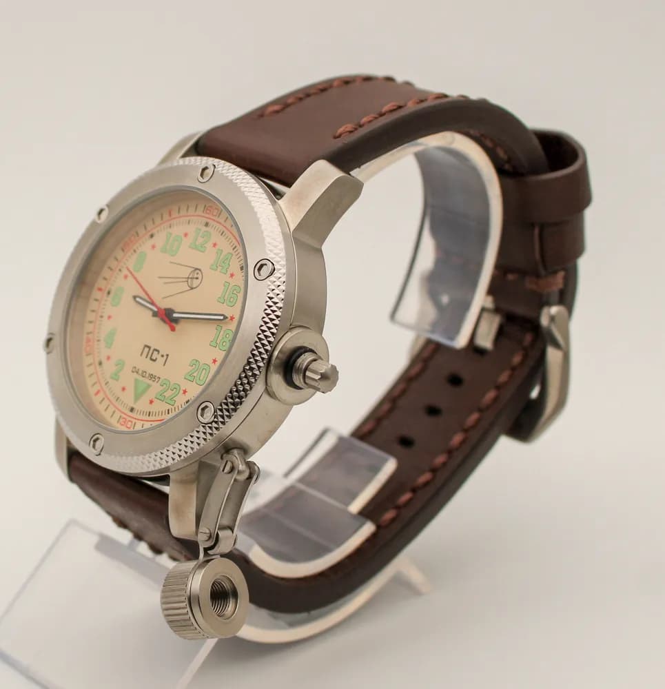 Часы "Простейший Спутник-1" 1122.02 механические с автоподзаводом (сапфировое стекло), механизм Восток 2431