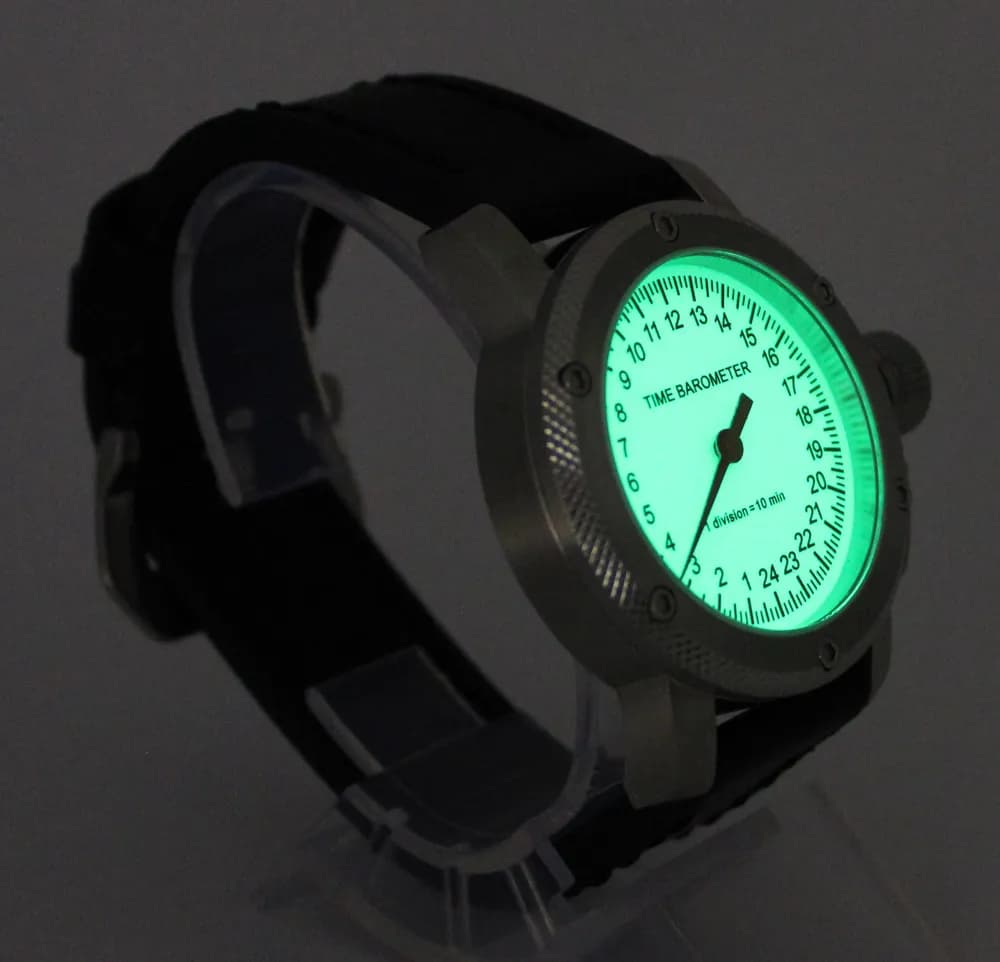 Часы Time Barometer 1600.01  одно стрелочные, механические (сапфировое стекло) с автоподзаводом, механизм Восток 2431 противоударные