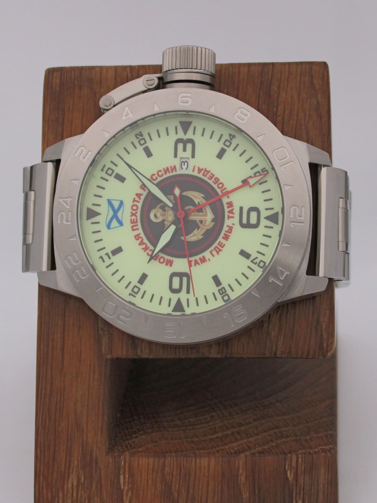 Часы Морская пехота механические с автоподзаводом (Seiko NH34A) 52.166.2