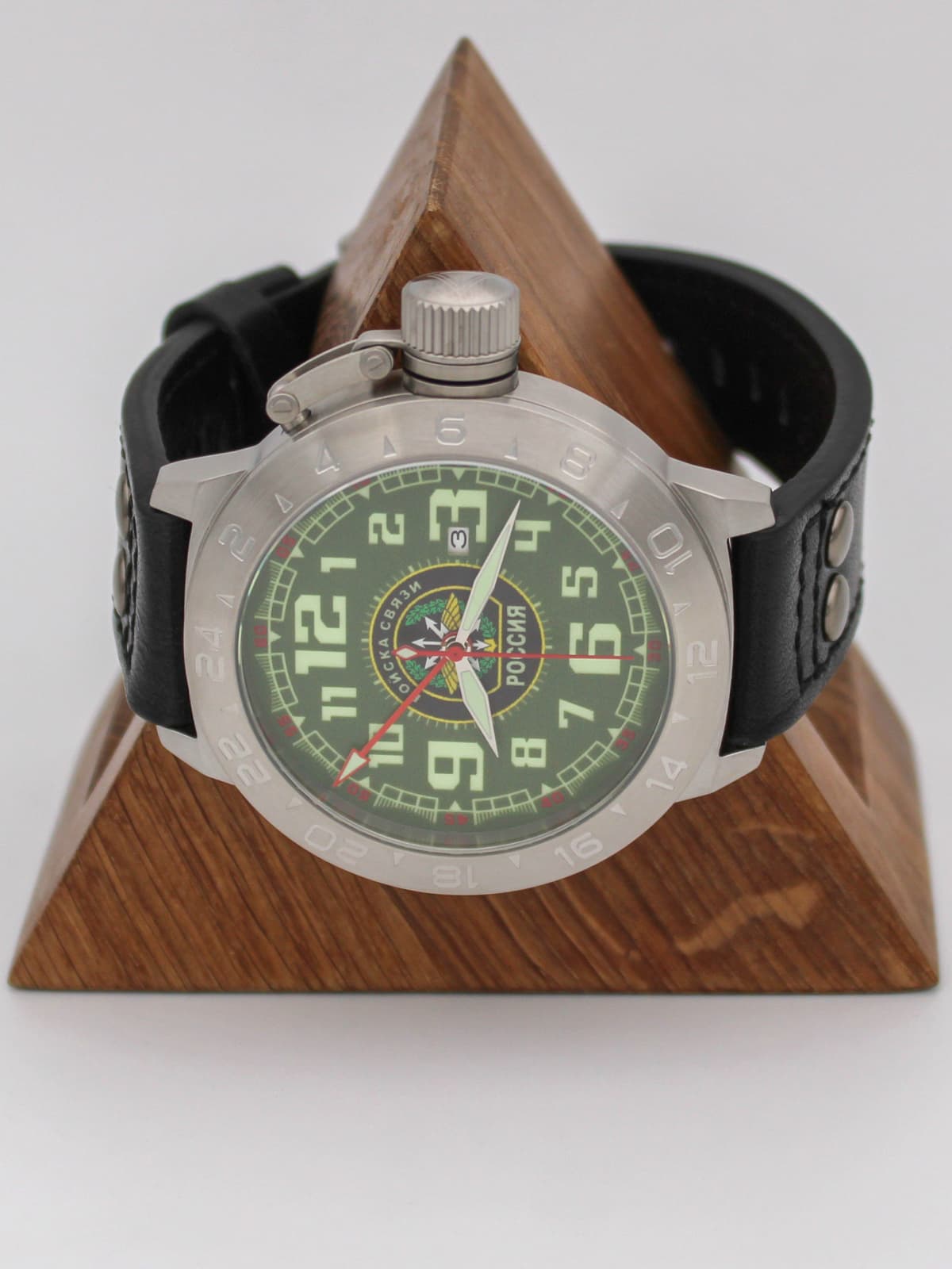 Часы Войска связи механические с автоподзаводом (Seiko NH34A) 52.198.01