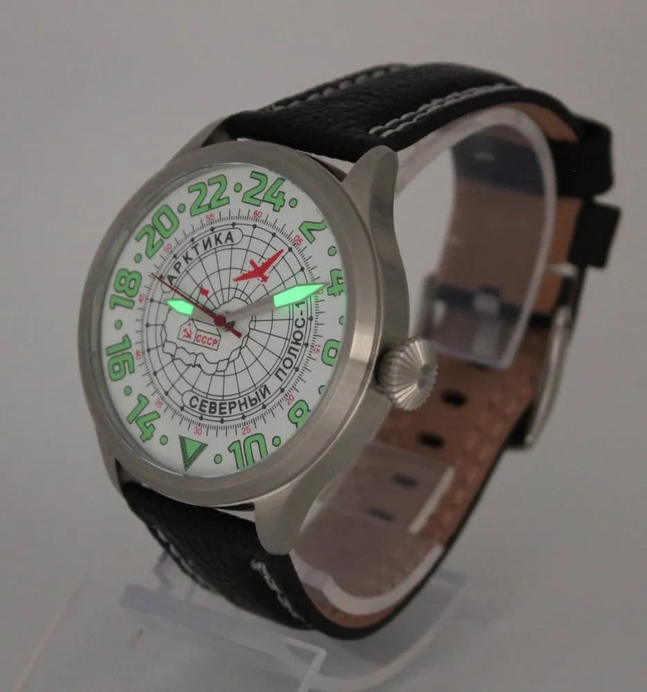 Часы Полярные, Арктика "Северный Полюс-1", 11.220.011 механические,  механизм Восток 2423