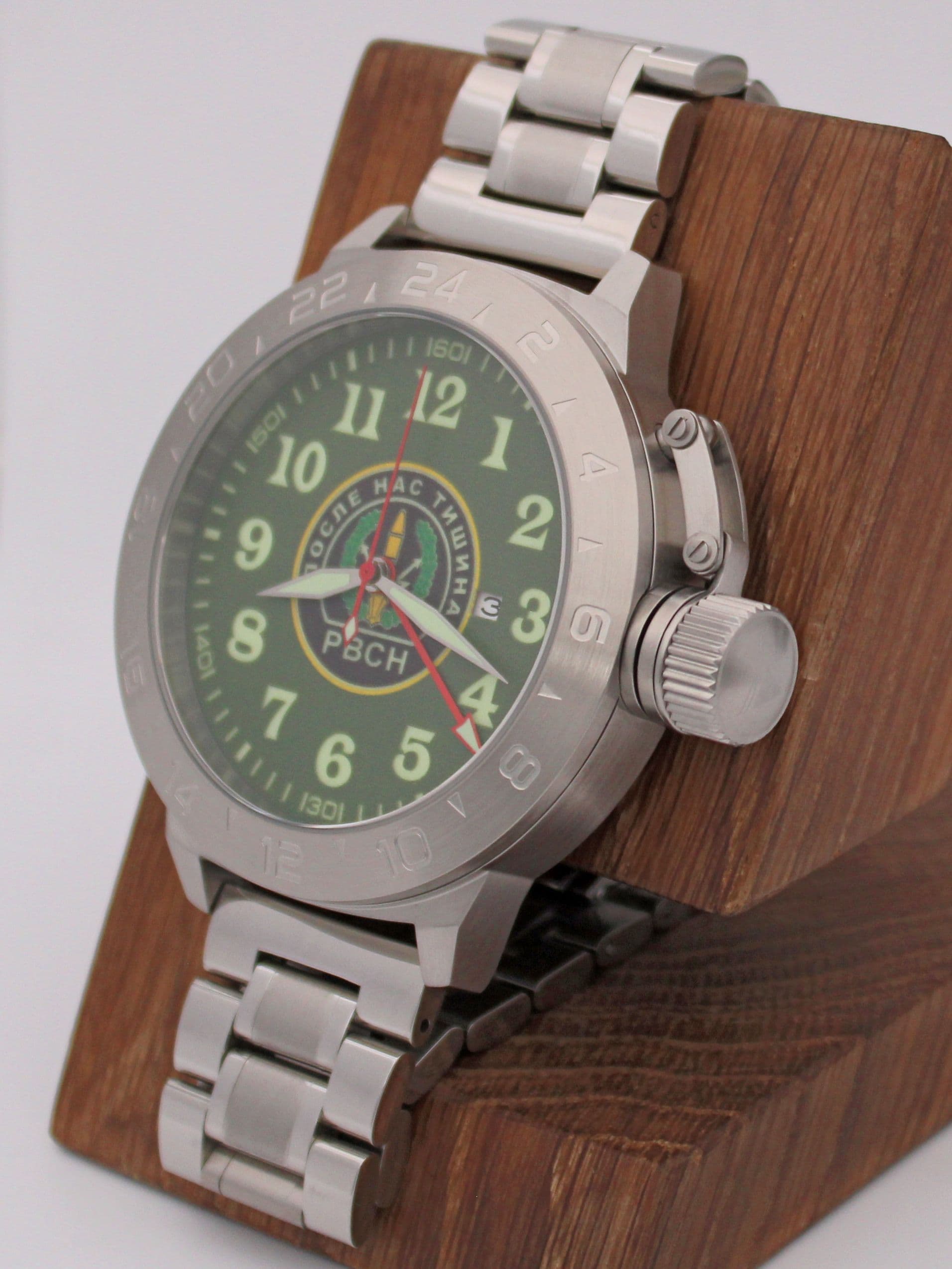 Часы РВСН механические с автоподзаводом (Seiko NH34A) 52.309.2