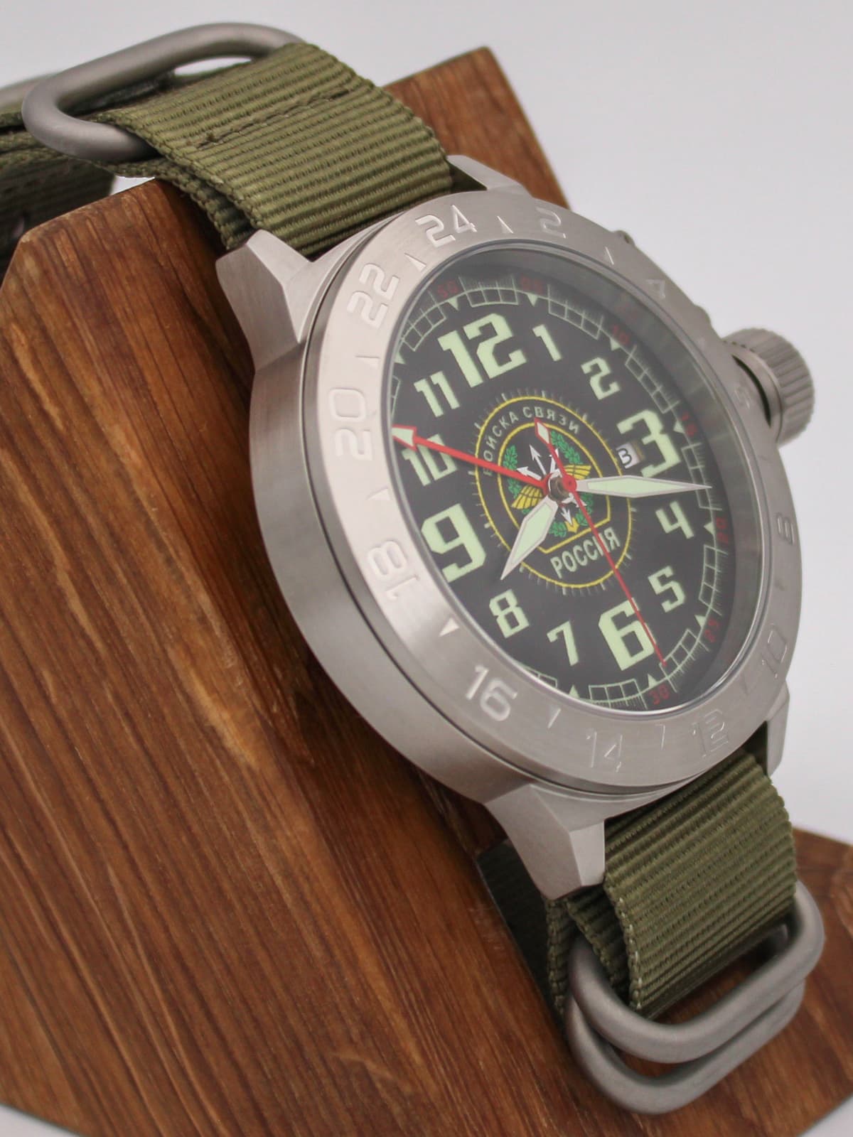 Часы Войска связи механические с автоподзаводом (Seiko NH34A) 52.197.21