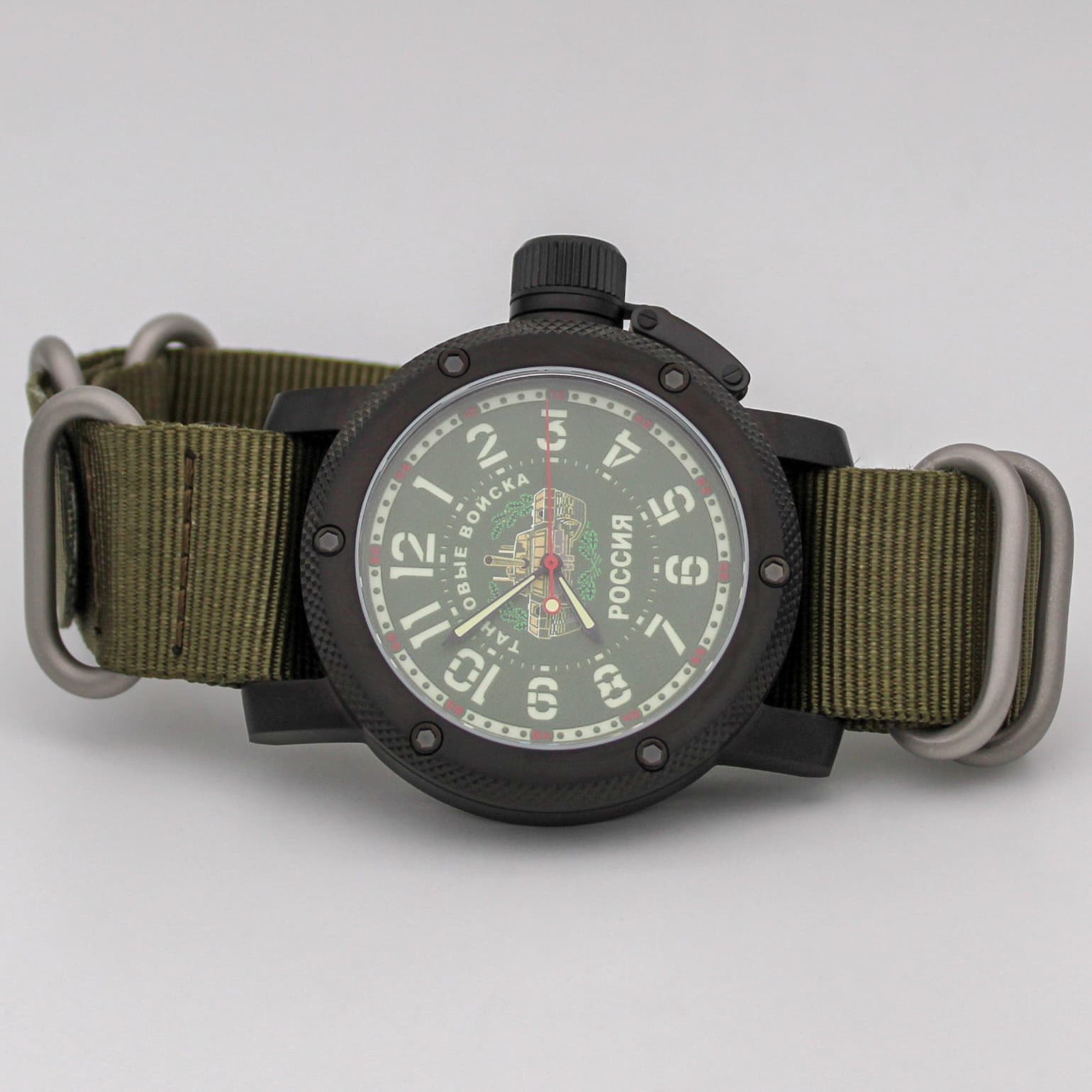 Часы Танковые войска РОССИЯ, механизм Восток 2415.01