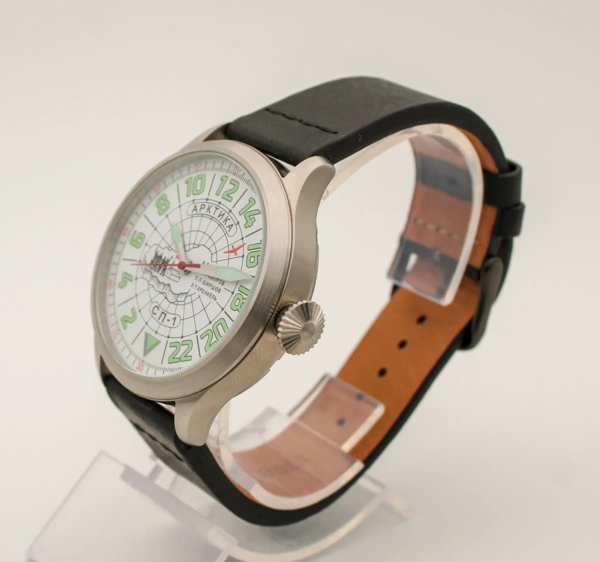 Часы наручные Полярные, механические Арктика "Северный Полюс-1", 11.223.01 ,  механизм Восток 2423