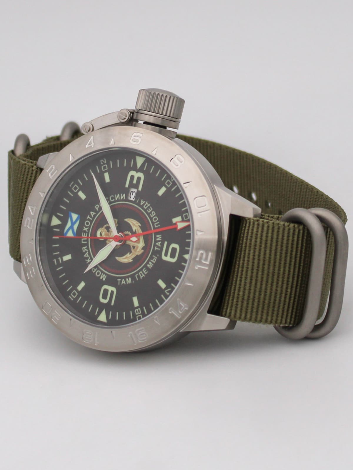 Часы Морская пехота механические с автоподзаводом (Seiko NH34A) 52.167.21