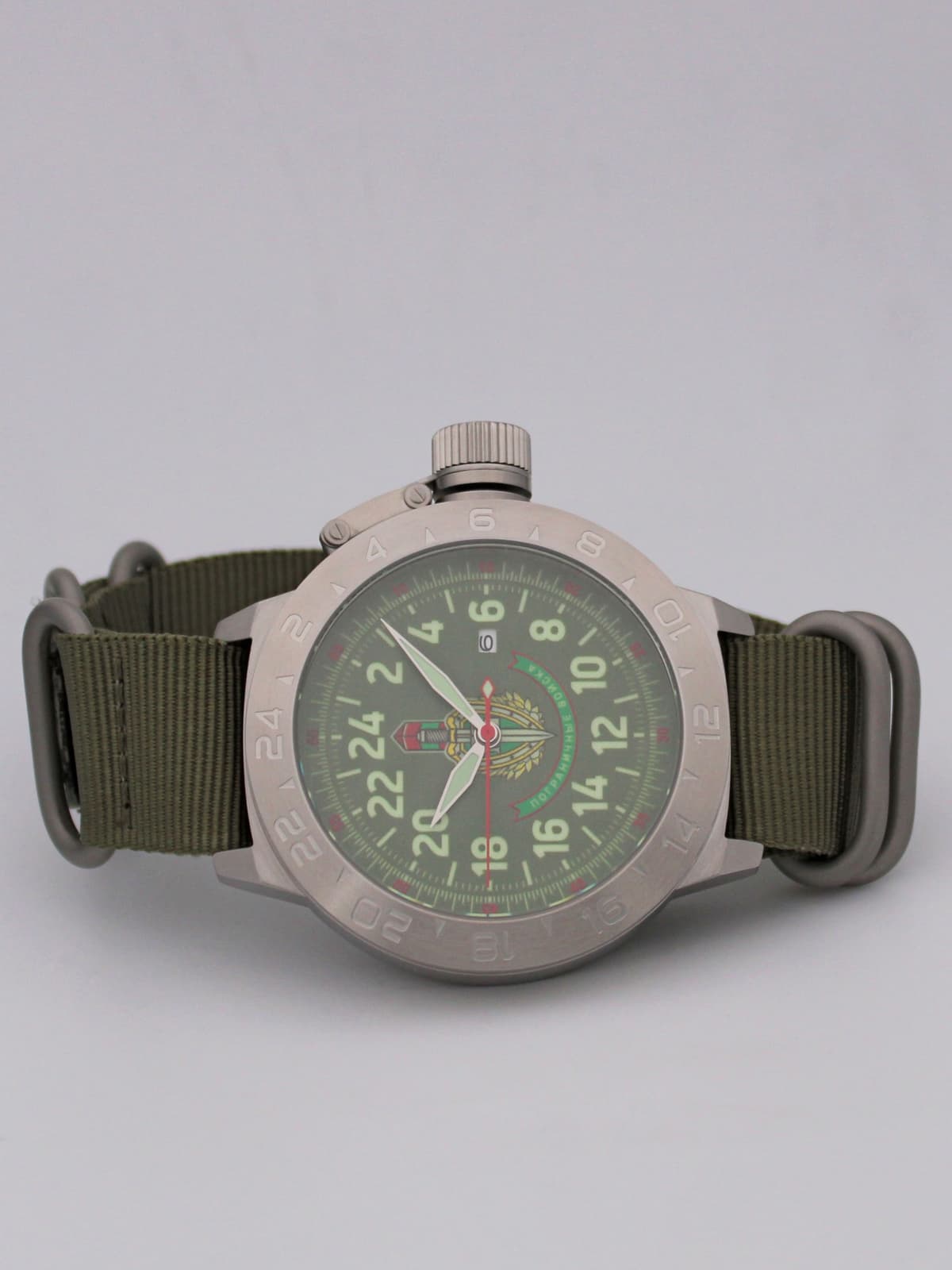 Часы Погранвойска механические с автоподзаводом (Seiko NH34A) 52.242.21