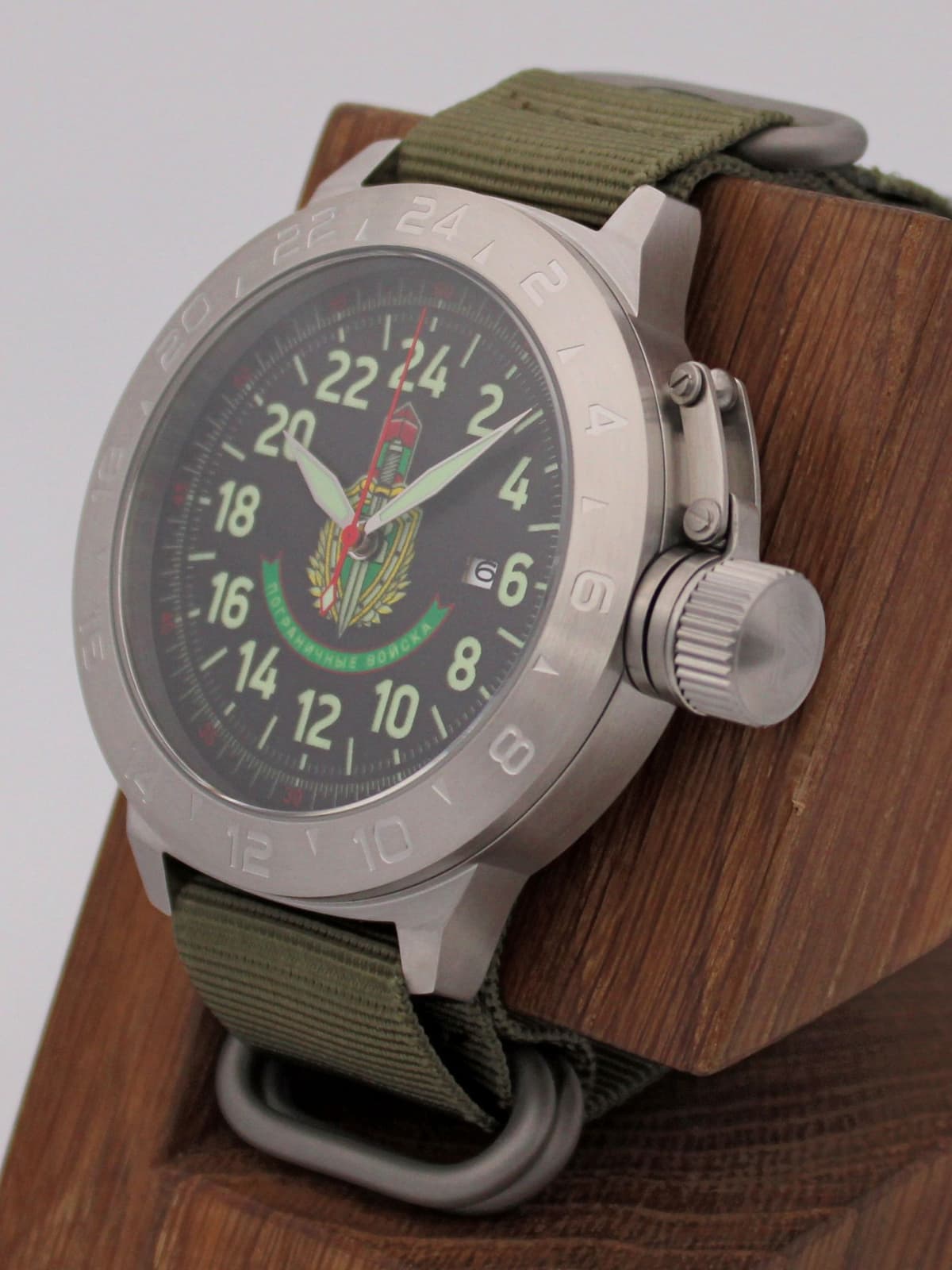 Часы Погранвойска механические с автоподзаводом (Seiko NH34A) 52.174.21