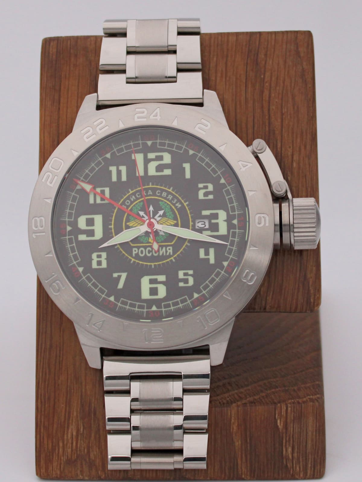 Часы Войска связи механические с автоподзаводом (Seiko NH34A) 52.197.2