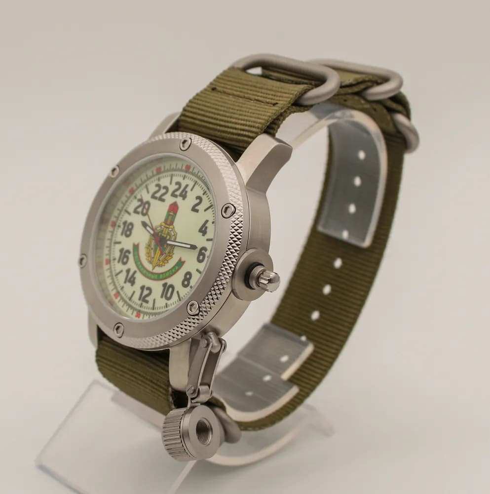 Часы наручные Погранвойска 173.21 механические, механизм Ракета 2623
