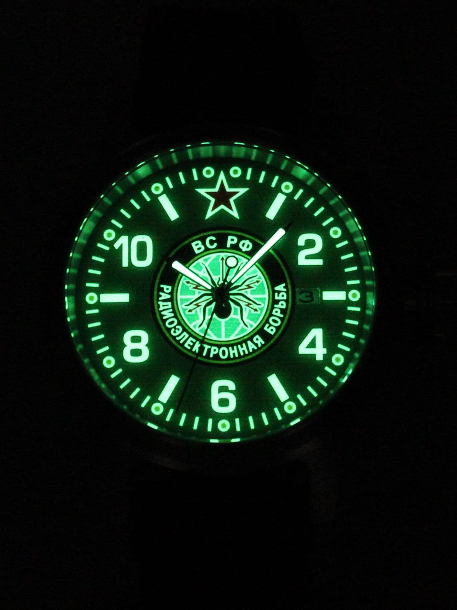 Часы Войска РЭБ механические с автоподзаводом (Seiko NH35A) 45.277.01