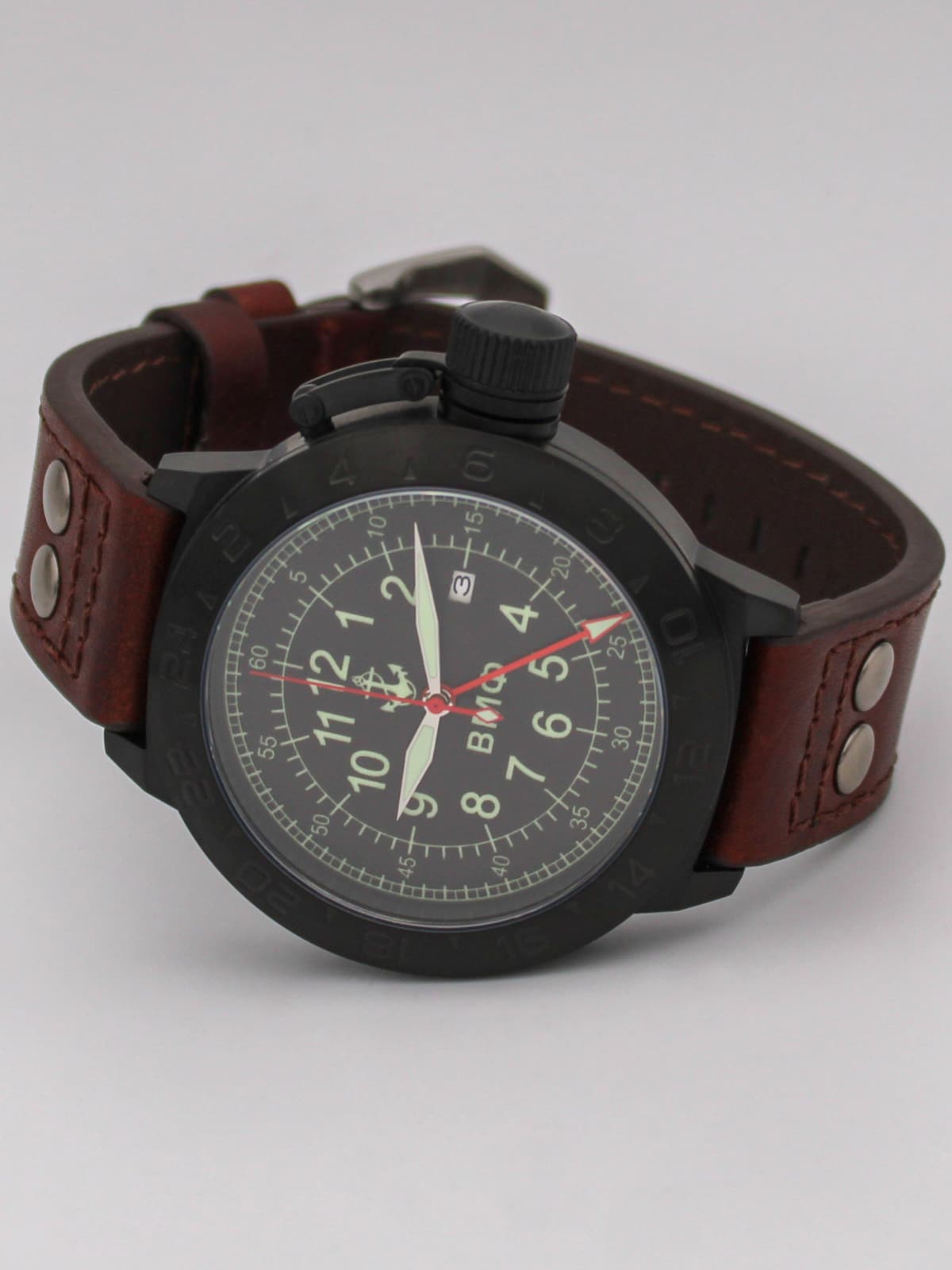 Часы ВМФ механические с автоподзаводом (Seiko NH34A) 152.321.02