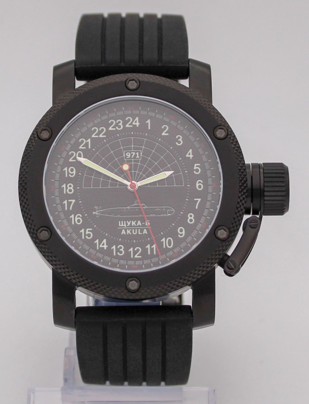 Часы 971 Щука-Б (Акула), механизм Восток 2415.01