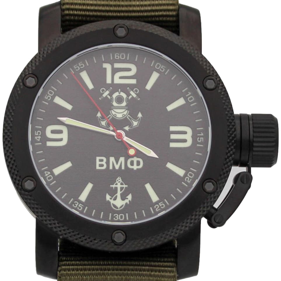 Часы ВМФ(с якорем) механизм Восток 2415.01