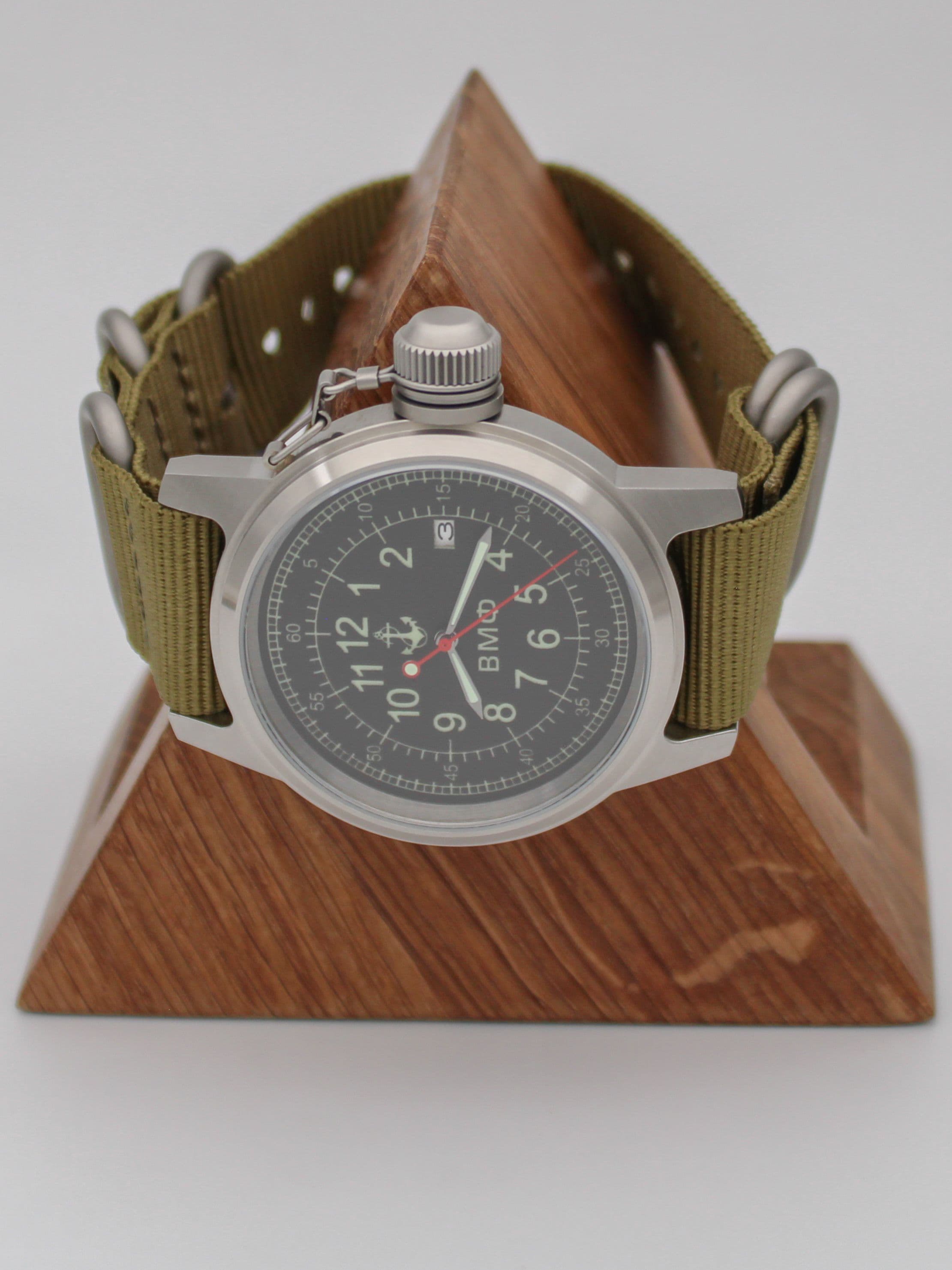 Часы ВМФ механические с автоподзаводом (Seiko NH35A) 45.321.21