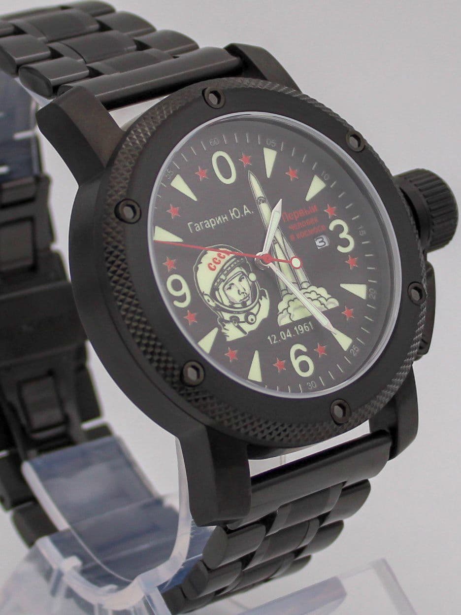 Часы Гагарин механические с автоподзаводом (Miyota 8215) 105.1371.1