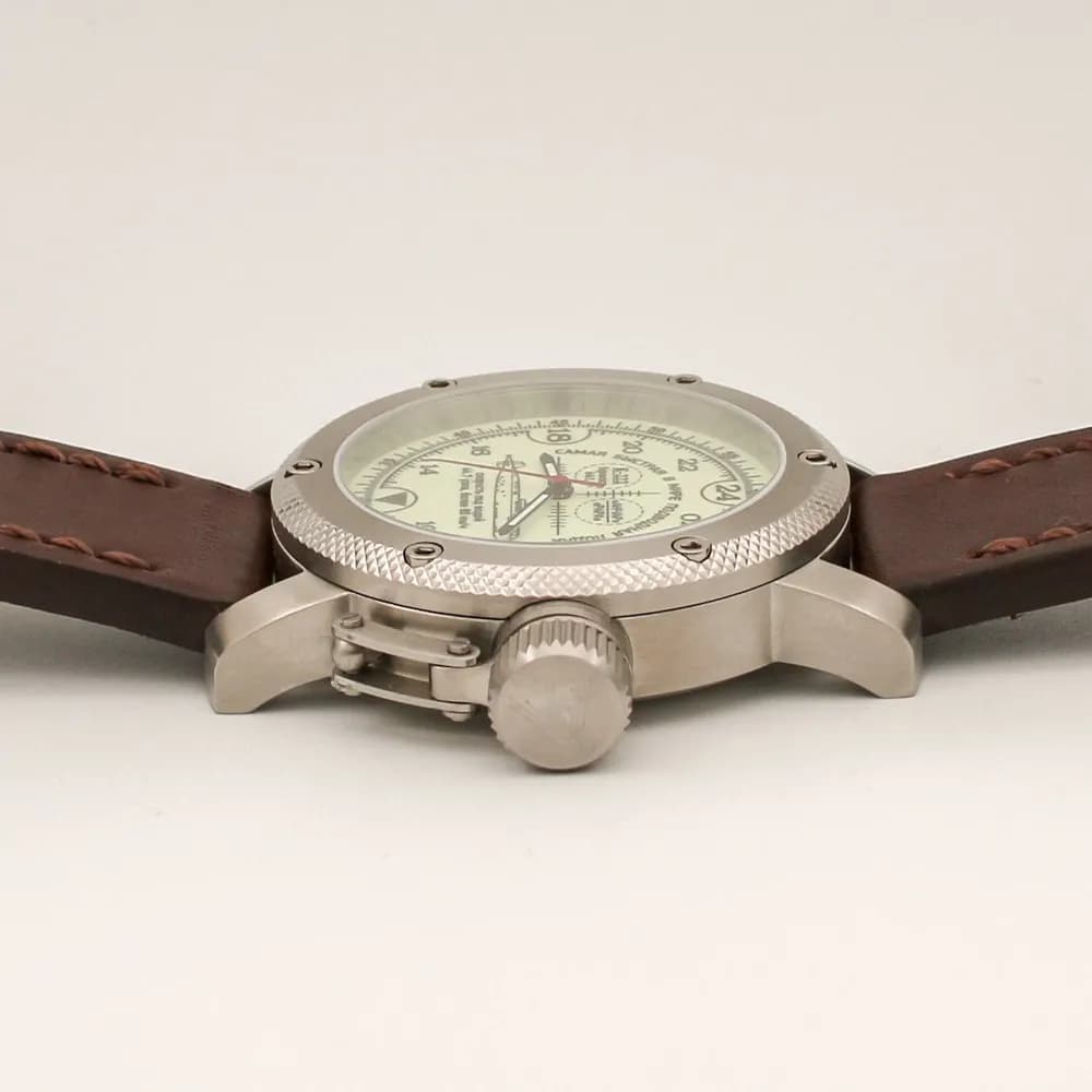 Часы К-222 / Анчар (Papa) механические с автоподзаводом (сапфировое стекло) 1035.02 механизм Восток 2431