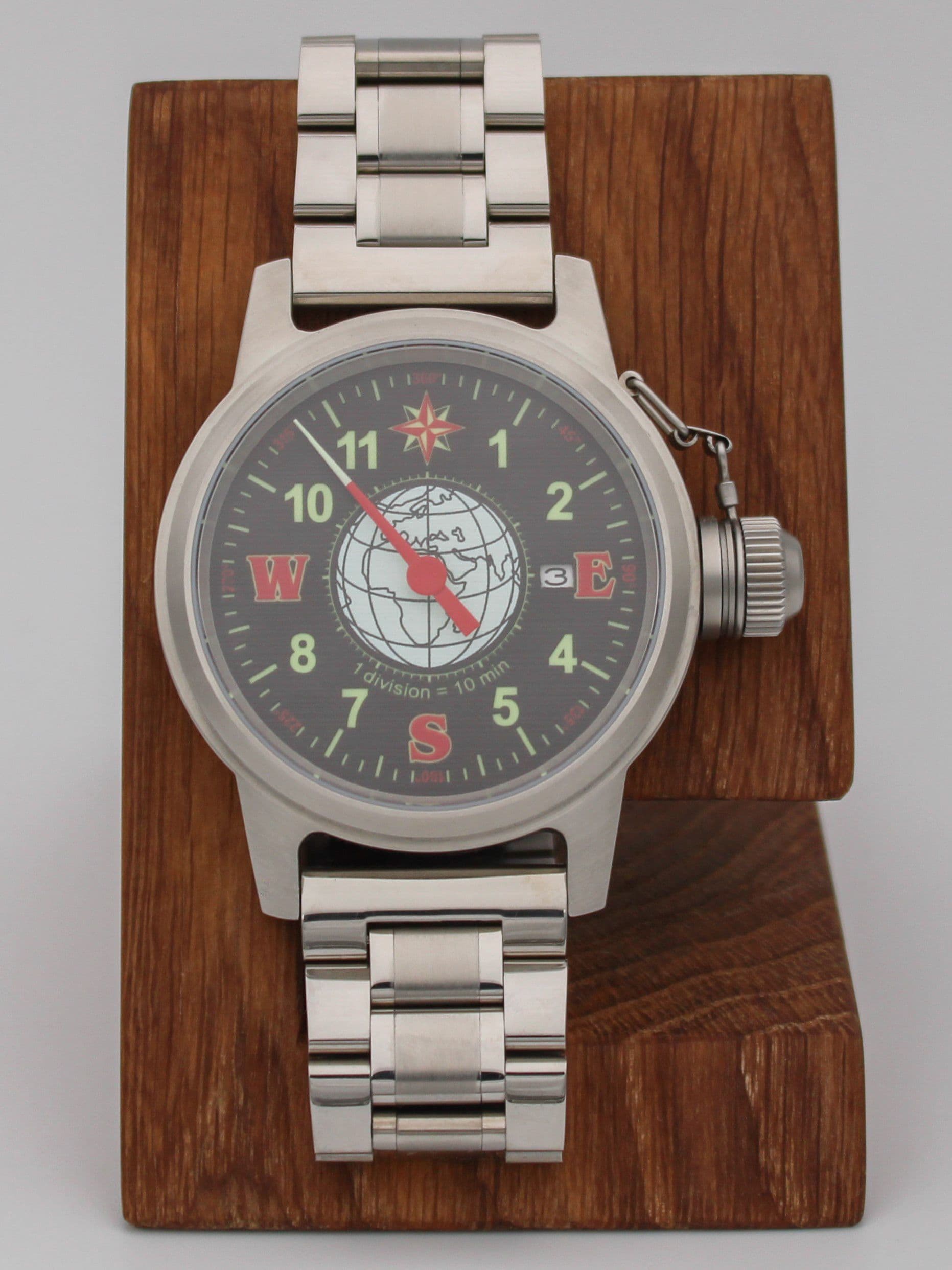 Часы Компас однострелочные механические с автоподзаводом (Seiko NH35A) 45.185.2