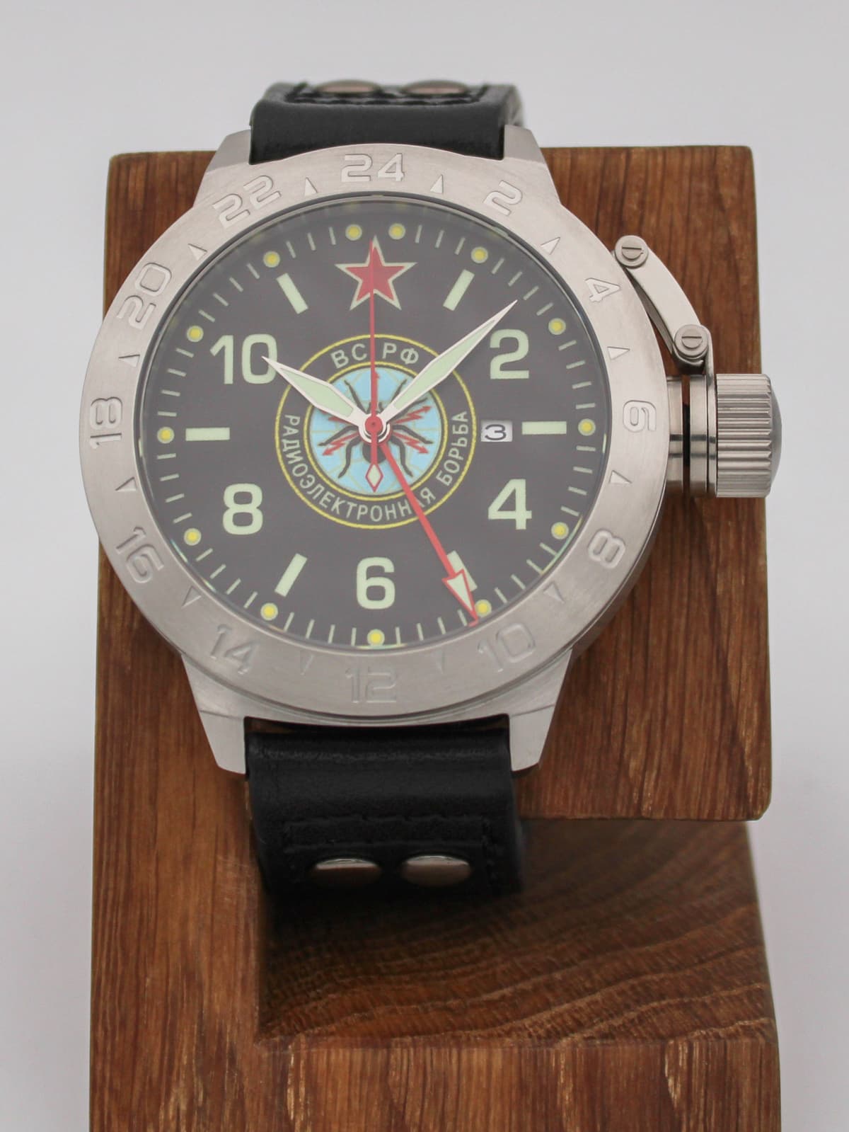 Часы Войска РЭБ механические с автоподзаводом (Seiko NH34A) 52.276.01