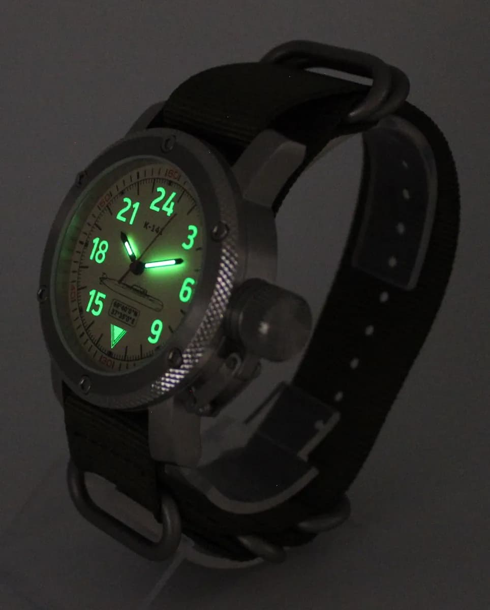 Часы К-141 Курск (Oscar-II) 1087.21 механические (сапфировое стекло) с автоподзаводом, механизм Восток 2431 