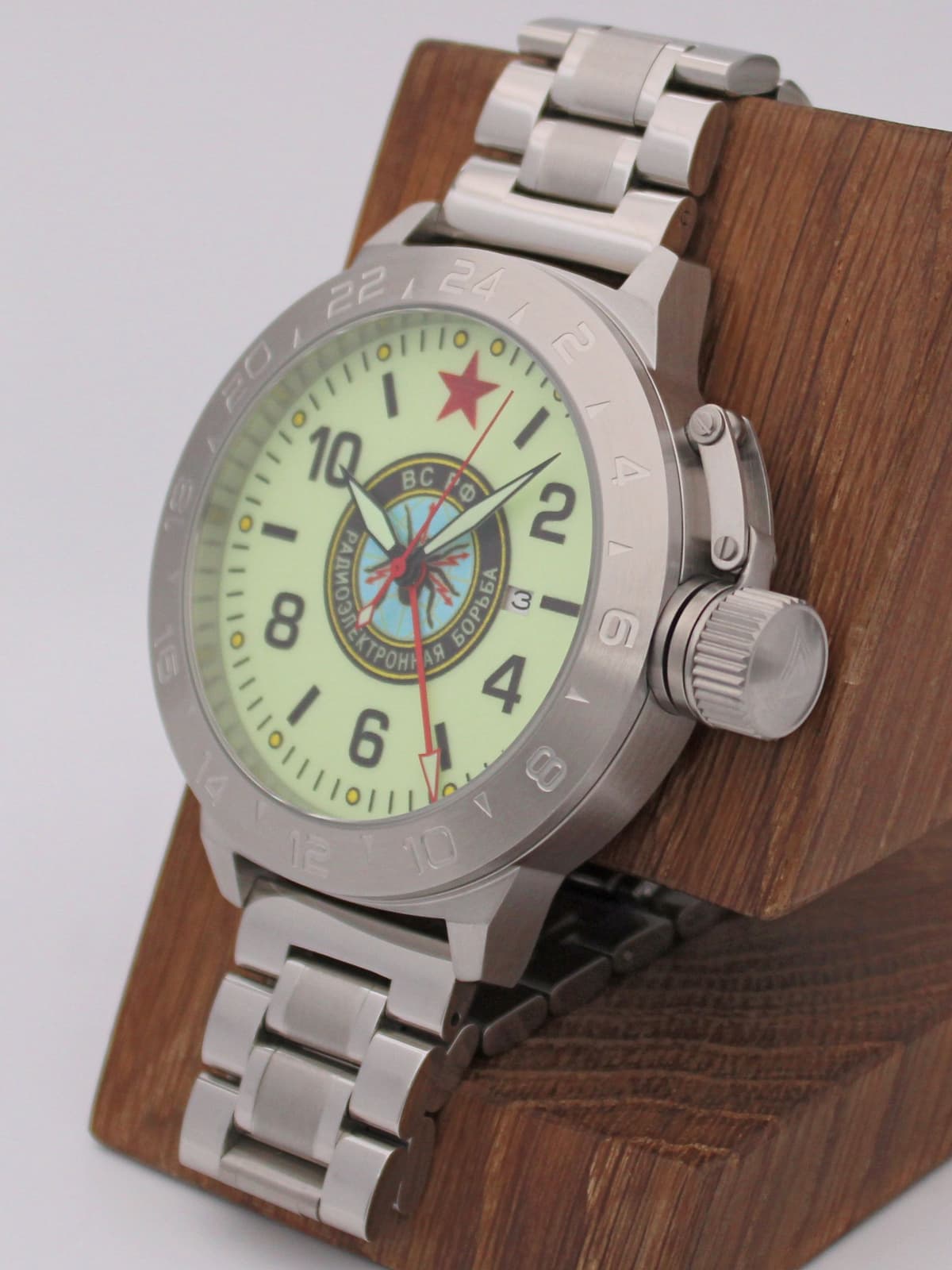 Часы Войска РЭБ механические с автоподзаводом (Seiko NH34A) 52.275.2