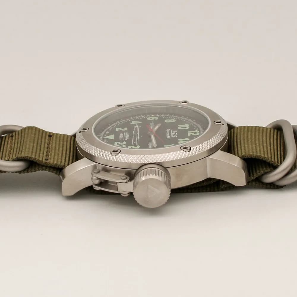 Часы К-222 / Анчар (Papa) механические с автоподзаводом (сапфировое стекло) 1034.21 механизм Восток 2431