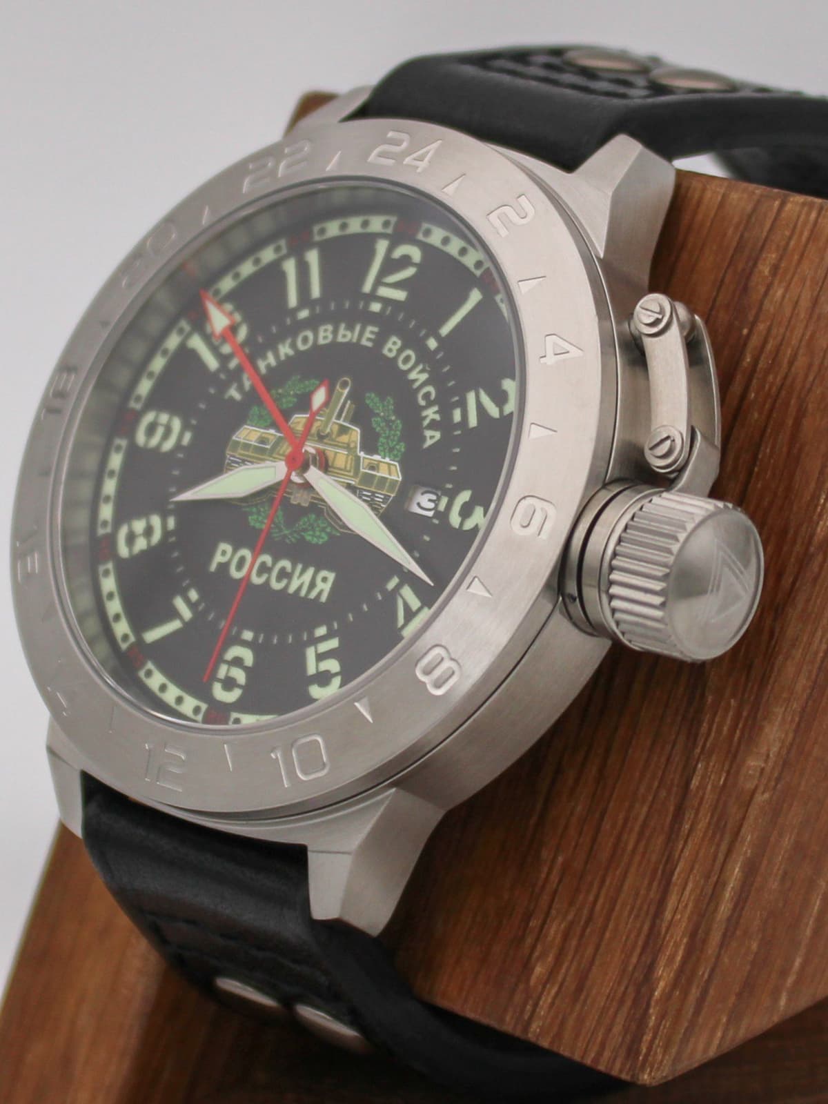 Часы Танковые войска механические с автоподзаводом (Seiko NH34A) 52.209.01