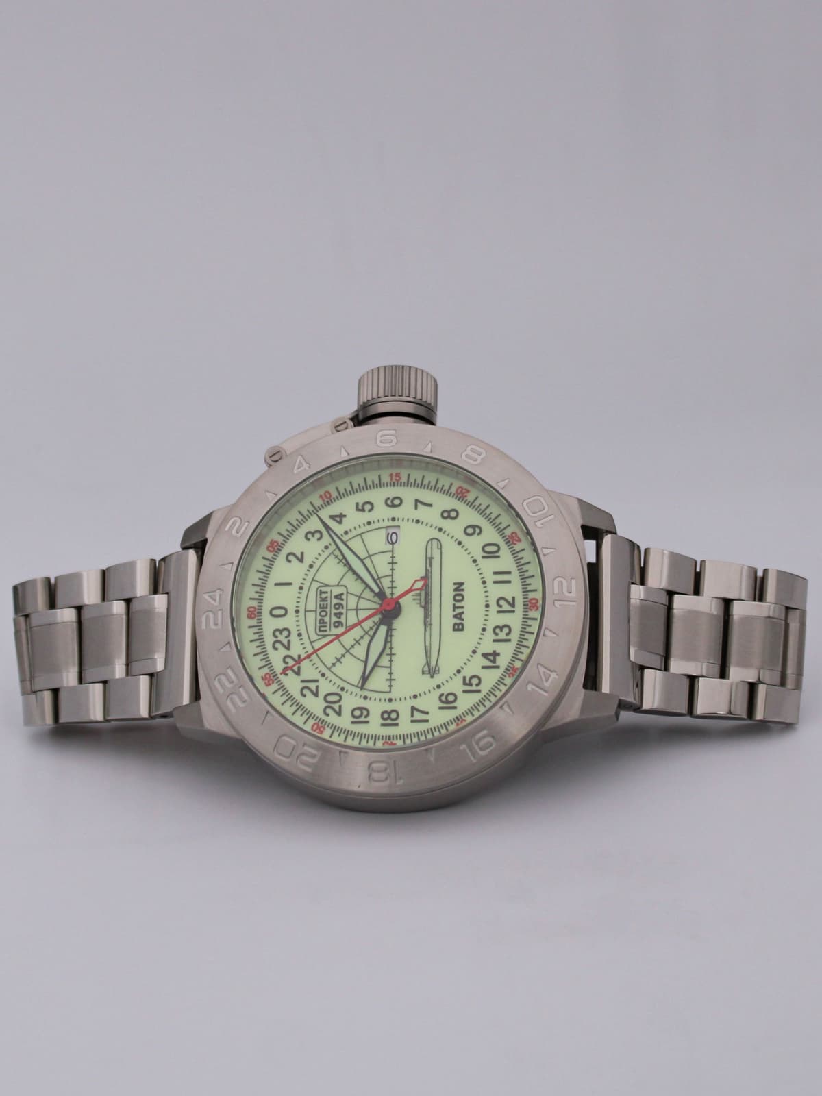 Часы 949А / Baton кварцевые (Ronda 515.24H) Q52.046.2