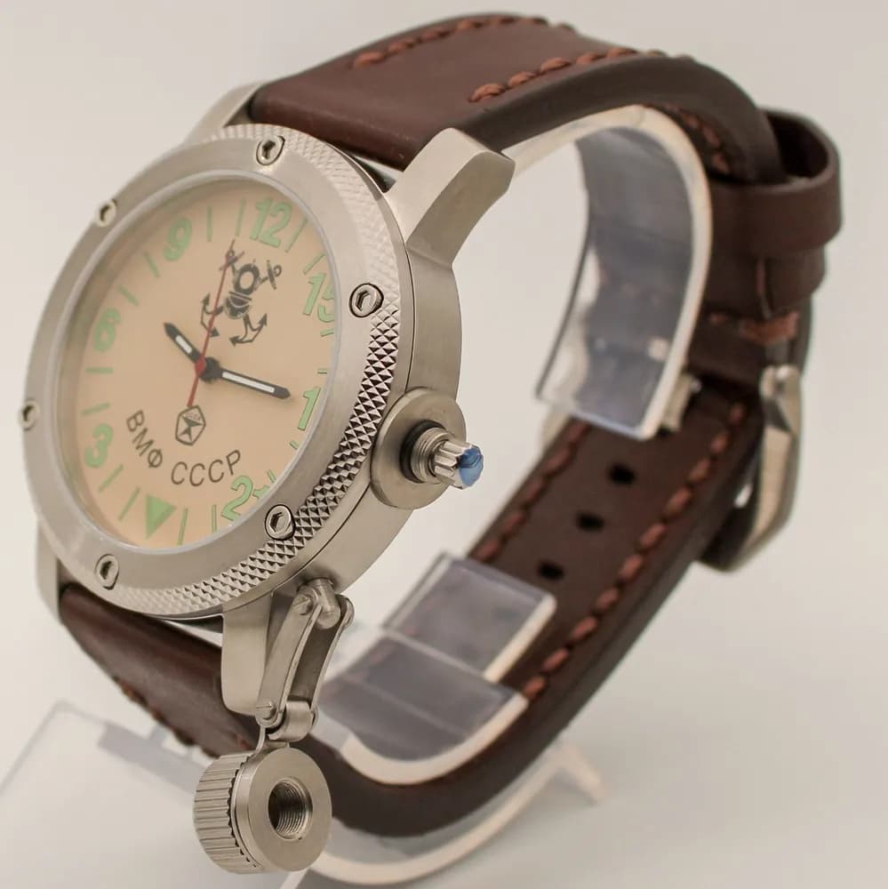 Часы ВМФ СССР механические 022.02 механизм Ракета 2623