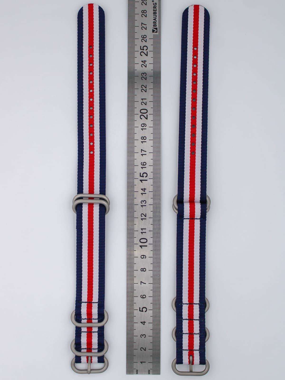 Ремешок для наручных часов нейлоновый 22 мм