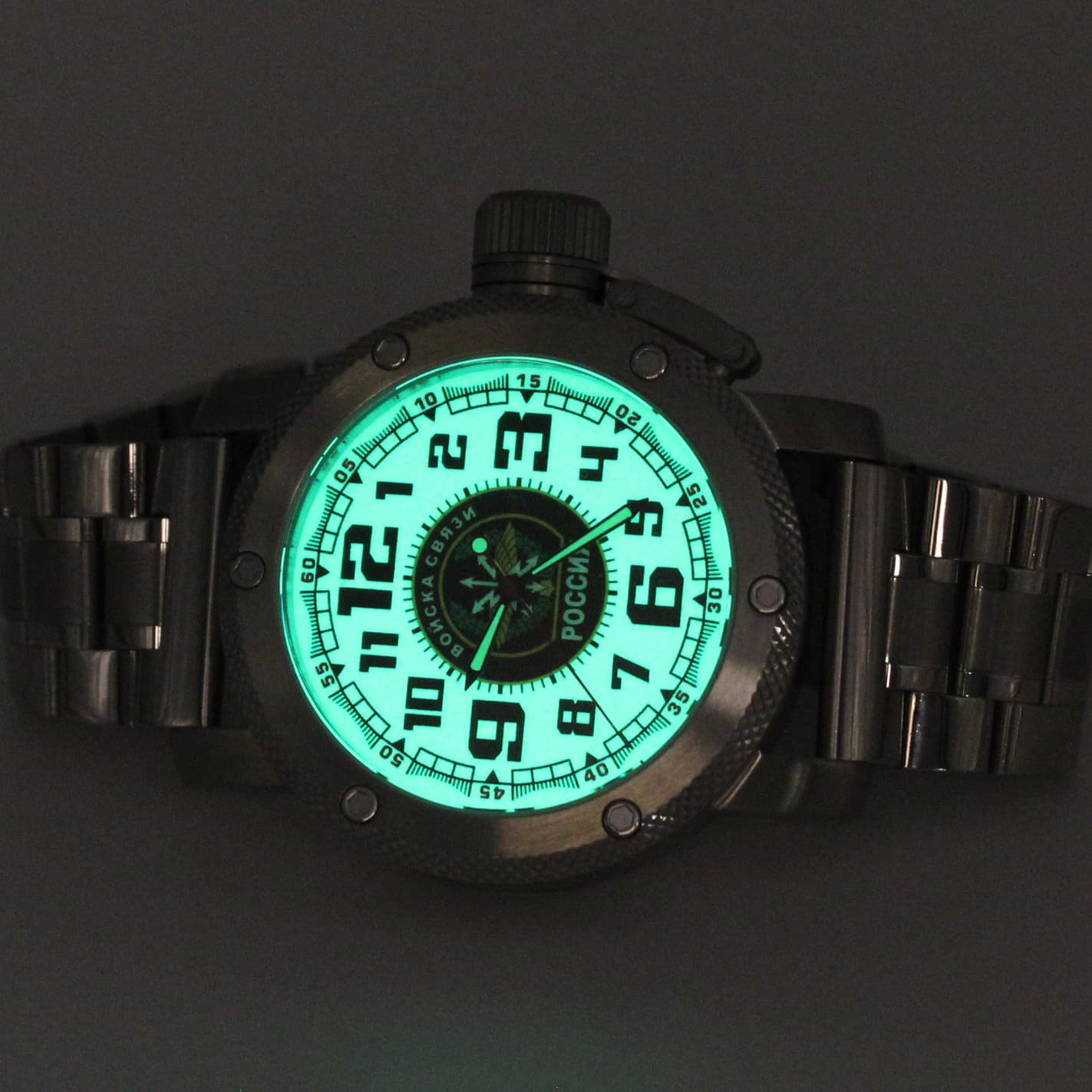 Часы ВОЙСКА СВЯЗИ РОССИИ, механизм Восток 2415.01