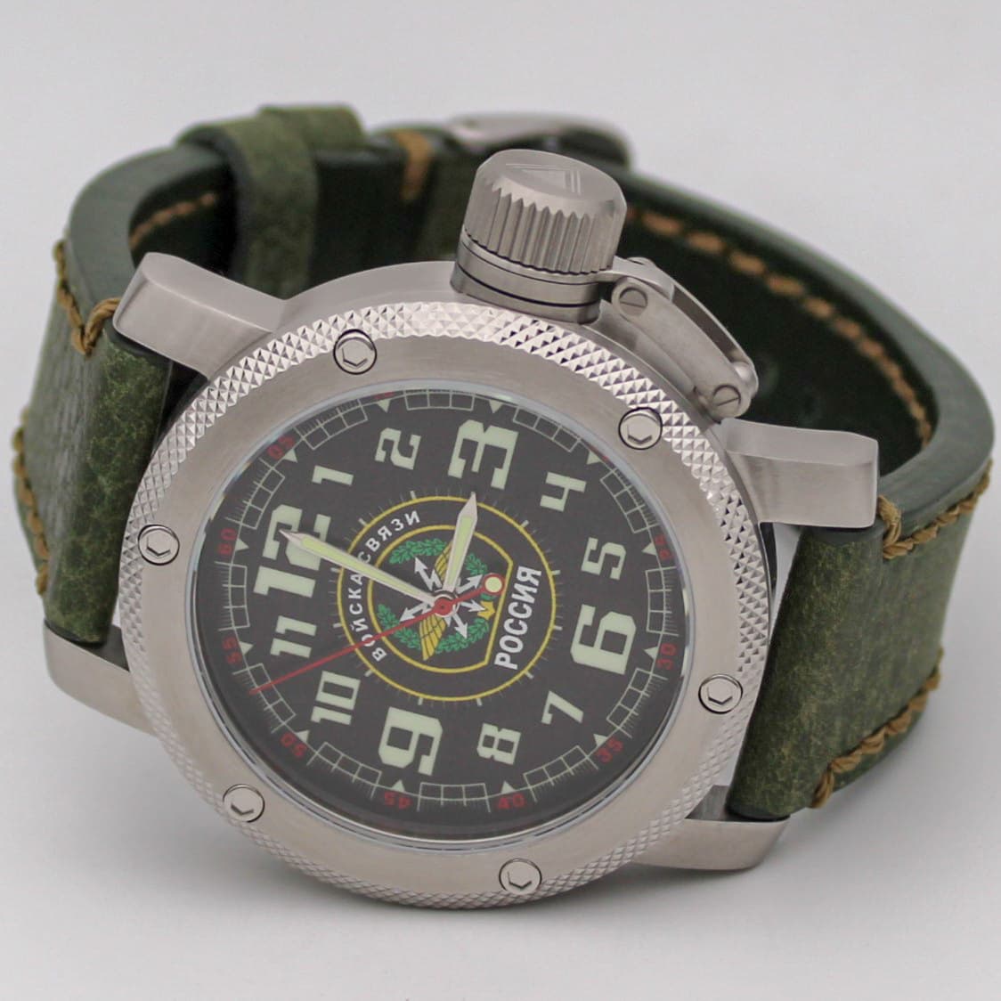 Часы ВОЙСКА СВЯЗИ РОССИИ, механизм Восток 2415.01