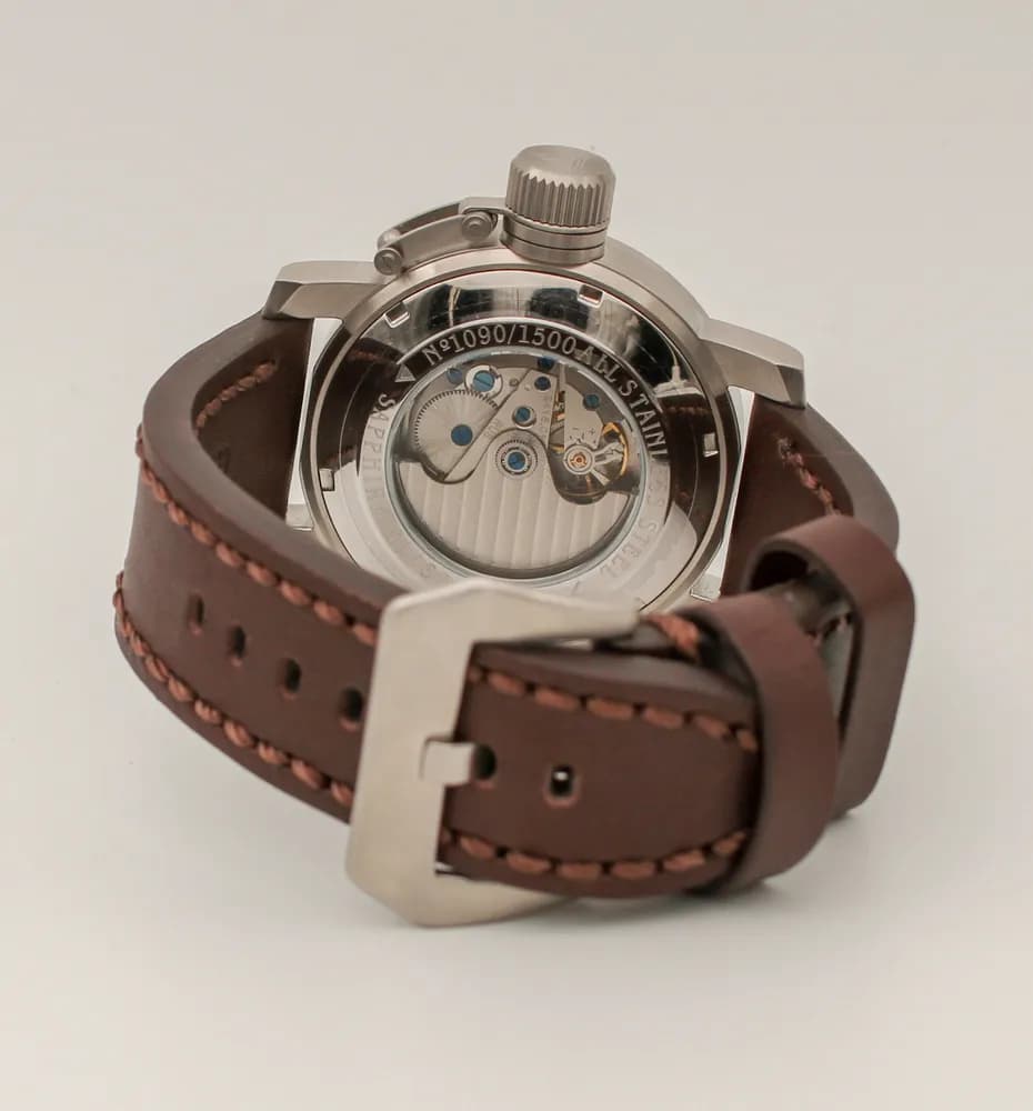 Часы Морская пехота 1166.02 механические с автоподзаводом (сапфировое стекло), механизм Восток 2415 