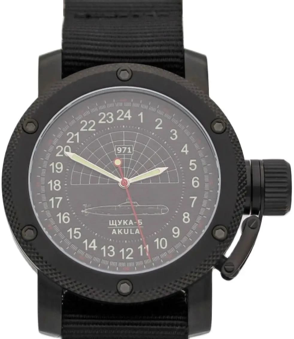 Часы 971 Щука-Б (Акула), механизм Восток 2415.01