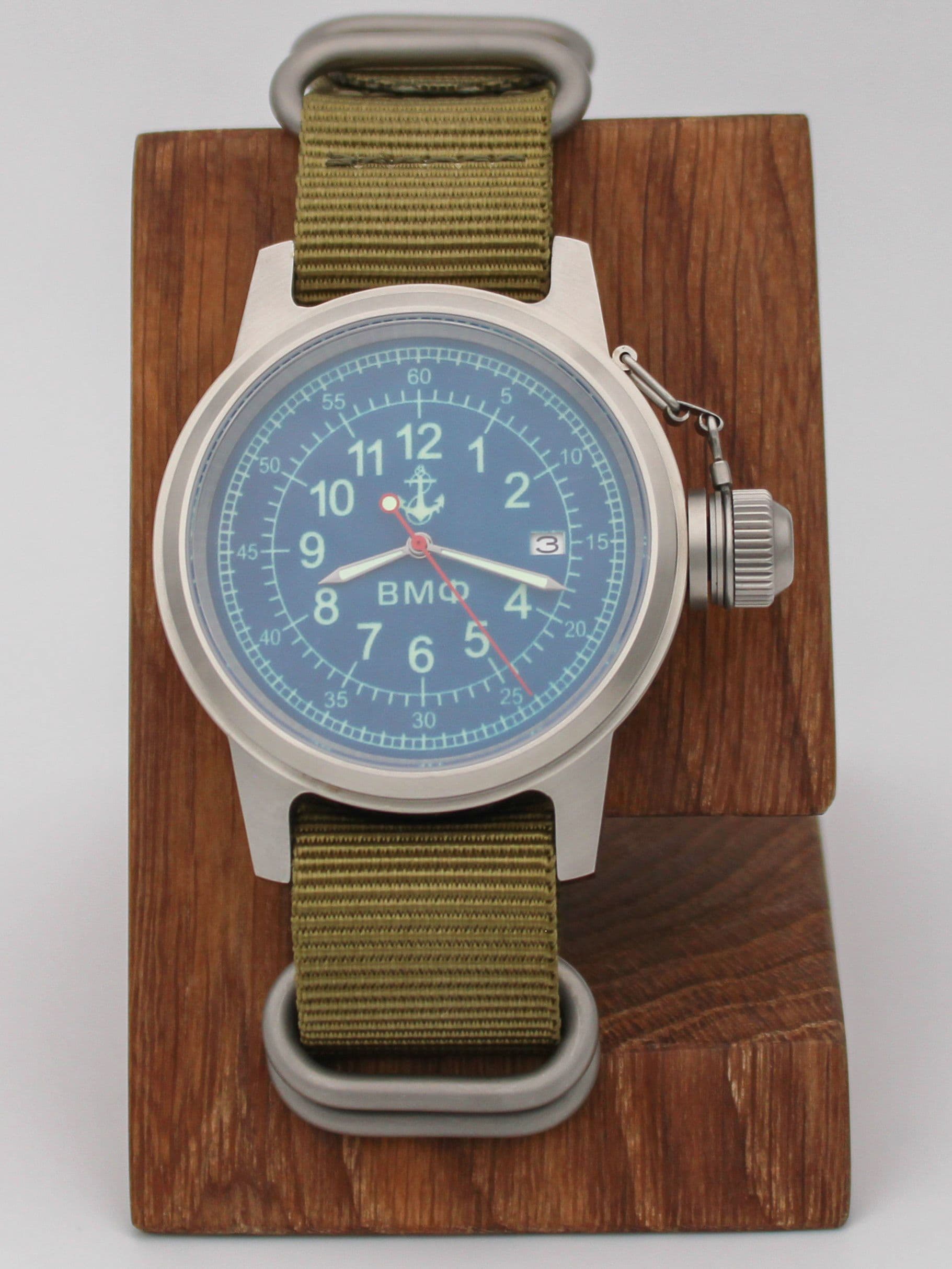 Часы ВМФ механические с автоподзаводом (Seiko NH35A) 45.322.21