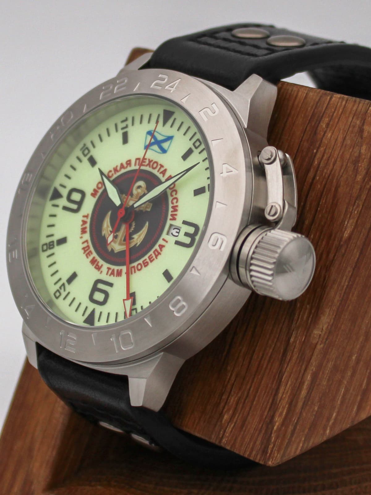 Часы Морская пехота механические с автоподзаводом (Seiko NH34A) 52.166.01