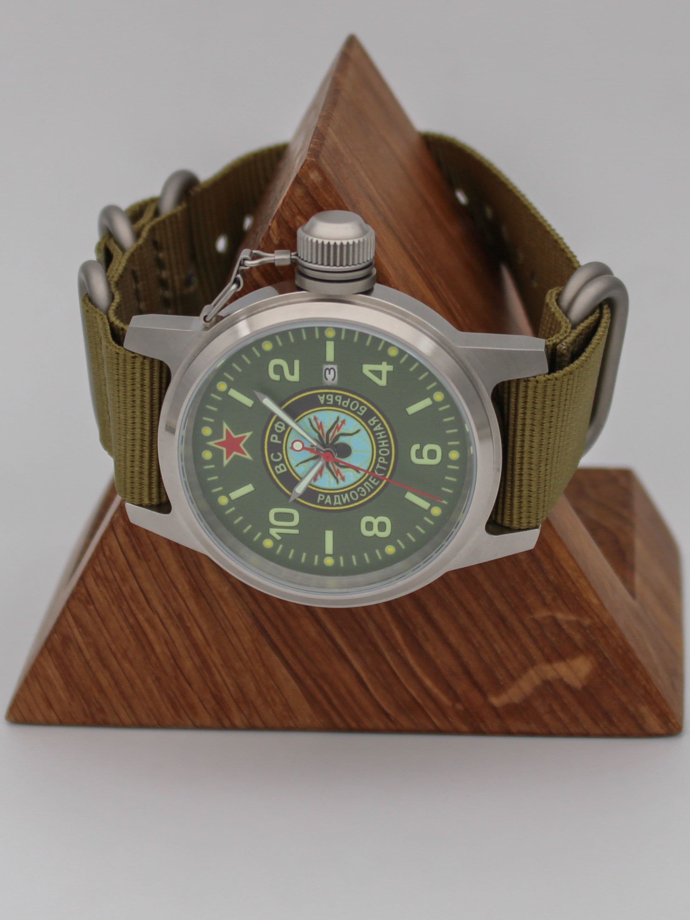 Часы Войска РЭБ механические с автоподзаводом (Seiko NH35A) 45.277.21