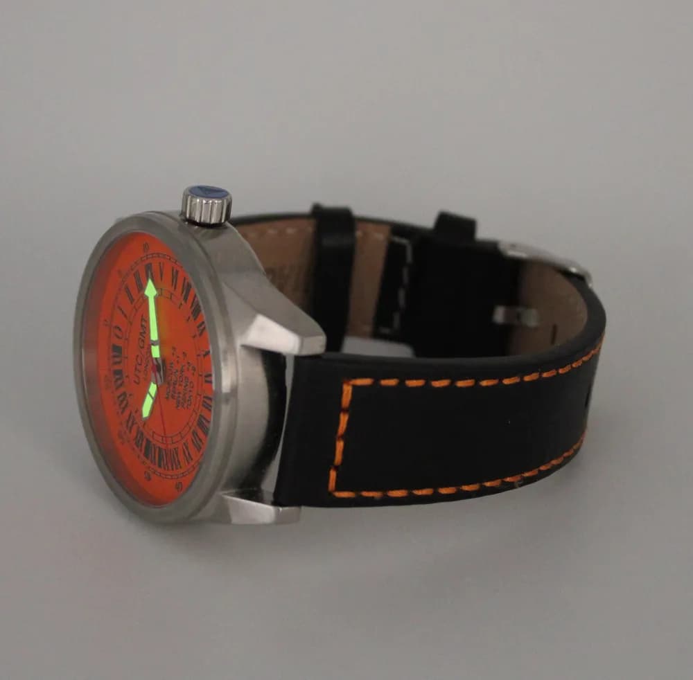 Часы UTC / GMT 21.234.015 механические, механизм Ракета 2623Н