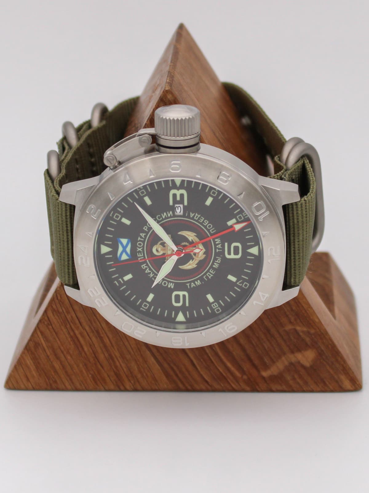 Часы Морская пехота механические с автоподзаводом (Seiko NH34A) 52.167.21