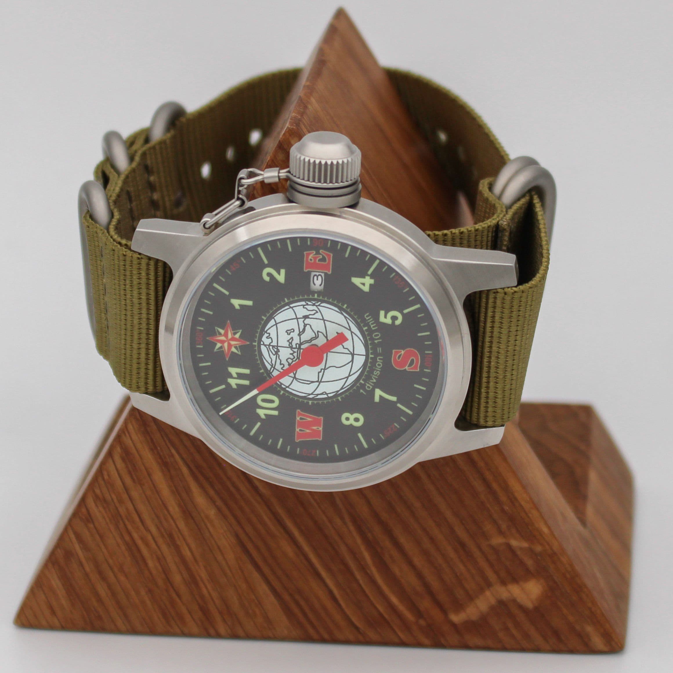 Часы Компас однострелочные механические с автоподзаводом (Seiko NH35A) 45.185.21