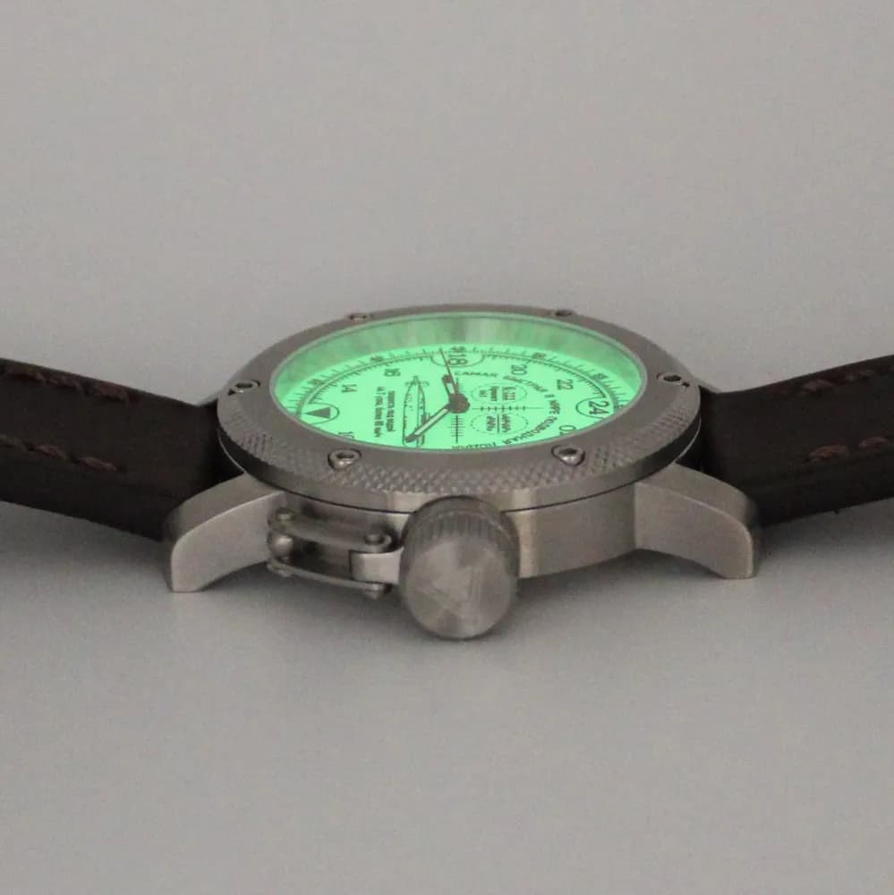 Часы К-222 / Анчар (Papa) механические с автоподзаводом (сапфировое стекло) 1035.02 механизм Восток 2431