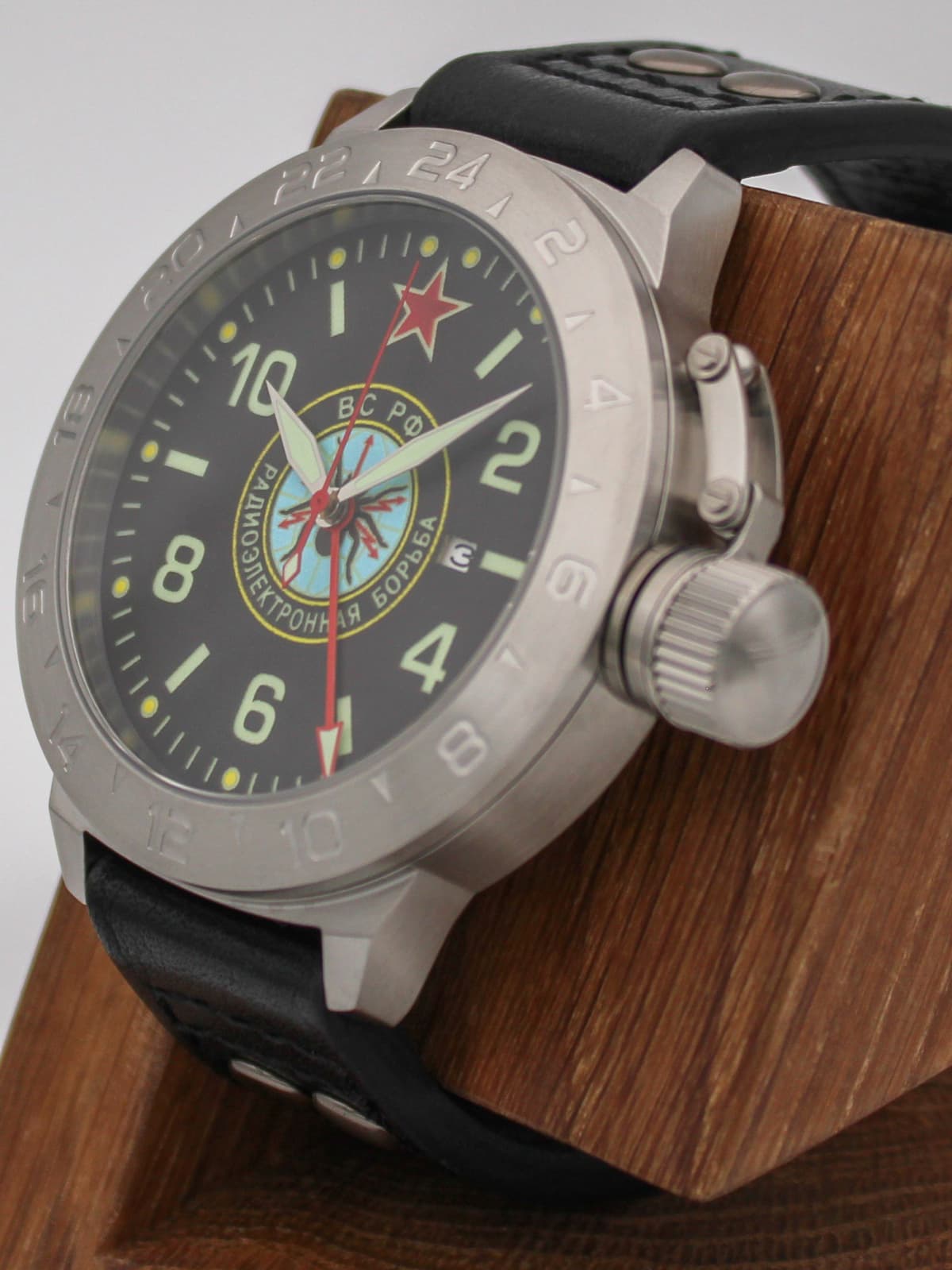 Часы Войска РЭБ механические с автоподзаводом (Seiko NH34A) 52.276.01