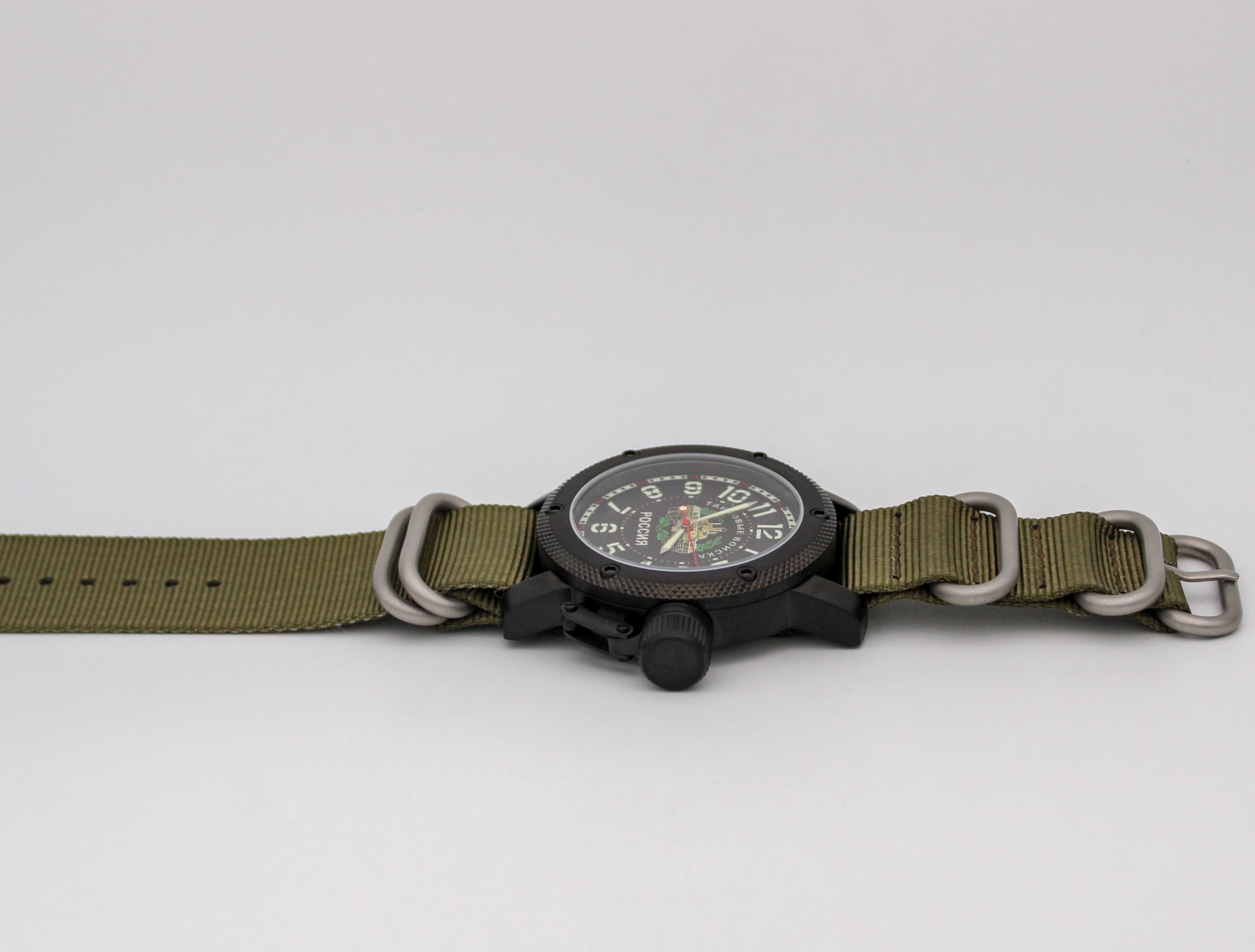 Часы Танковые войска РОССИЯ, механизм Восток 2415.01