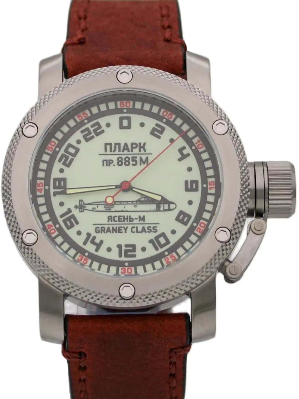 Часы  ПЛАРК 885 М Ясень-М (Graney class) механизм Восток 2431.01