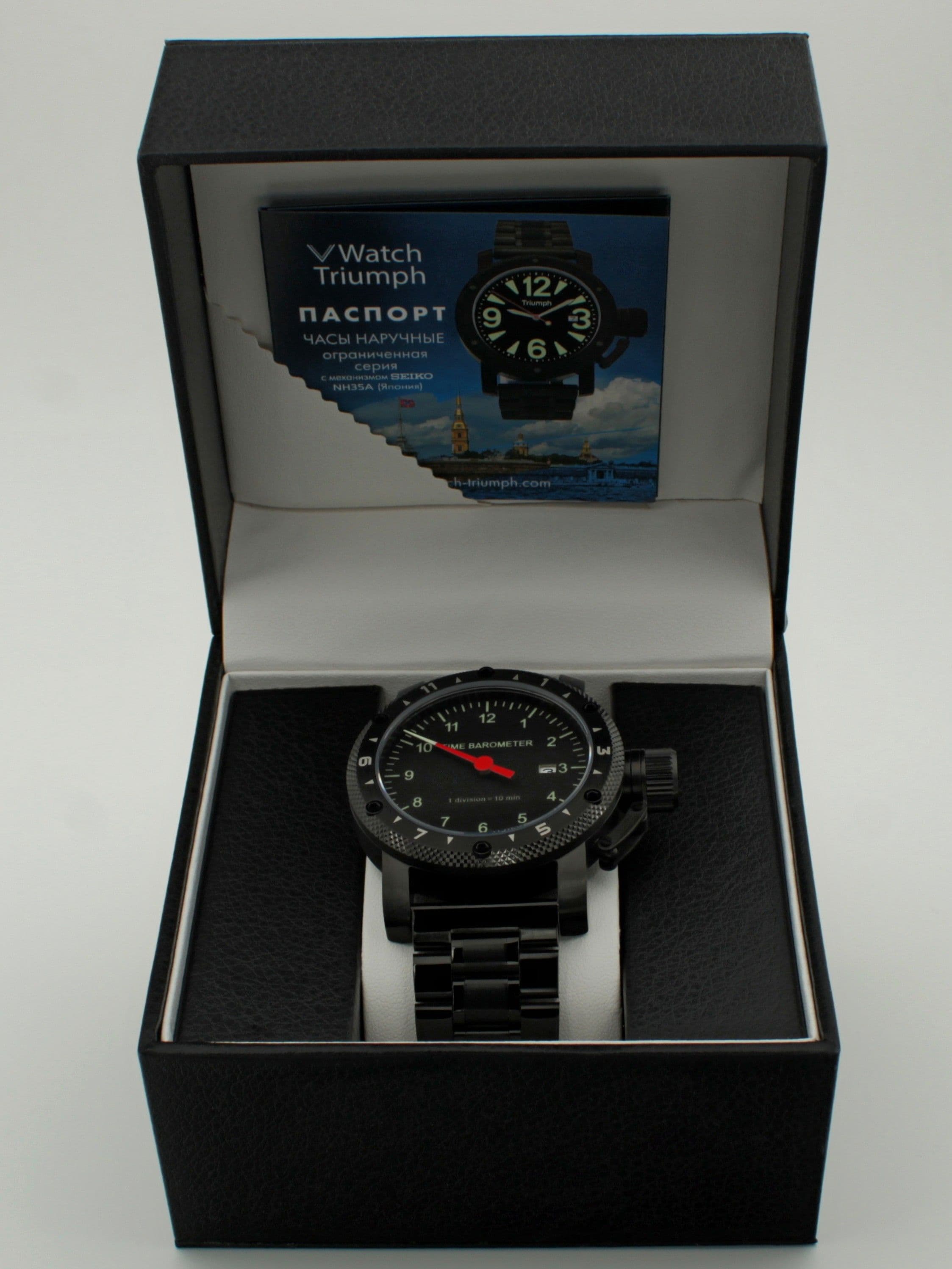 Часы Time Barometer однострелочные механические с автоподзаводом (Seiko NH35A) 147.177.1