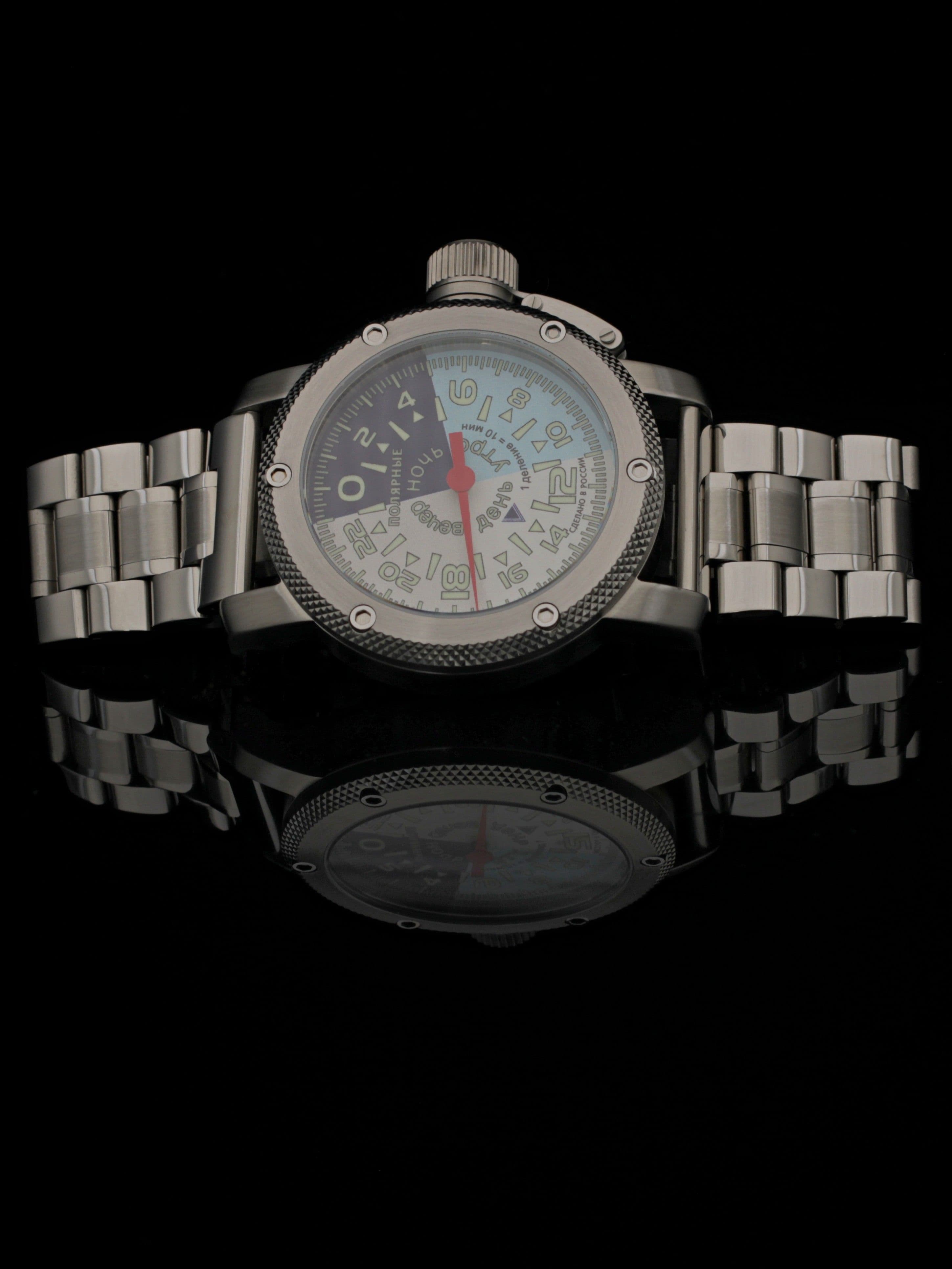 Часы "Утро/День/Вечер/Ночь" однострелочные механические с автоподзаводом (Восток 2431) 01.203.2