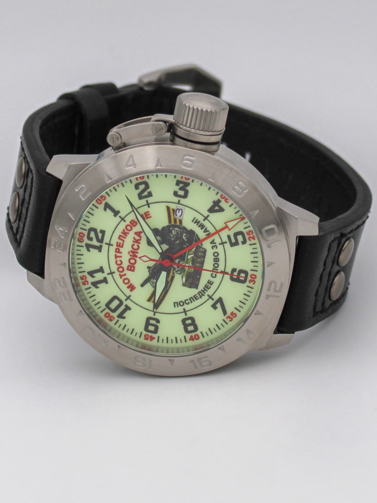 Часы Мотострелковые войска механические с автоподзаводом (Seiko NH34A) 52.285.01