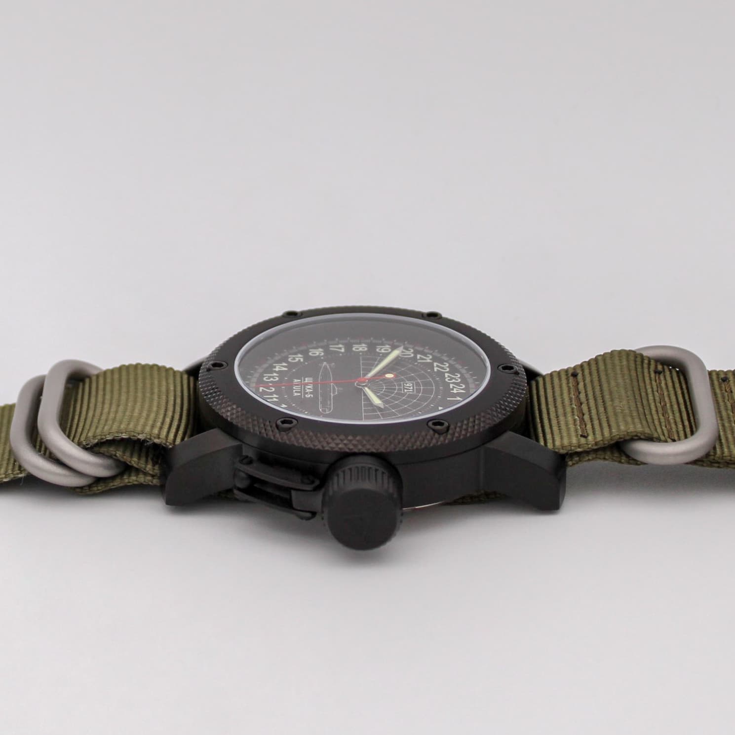 Часы 971 Щука-Б (Акула), механизм Восток 2415.01