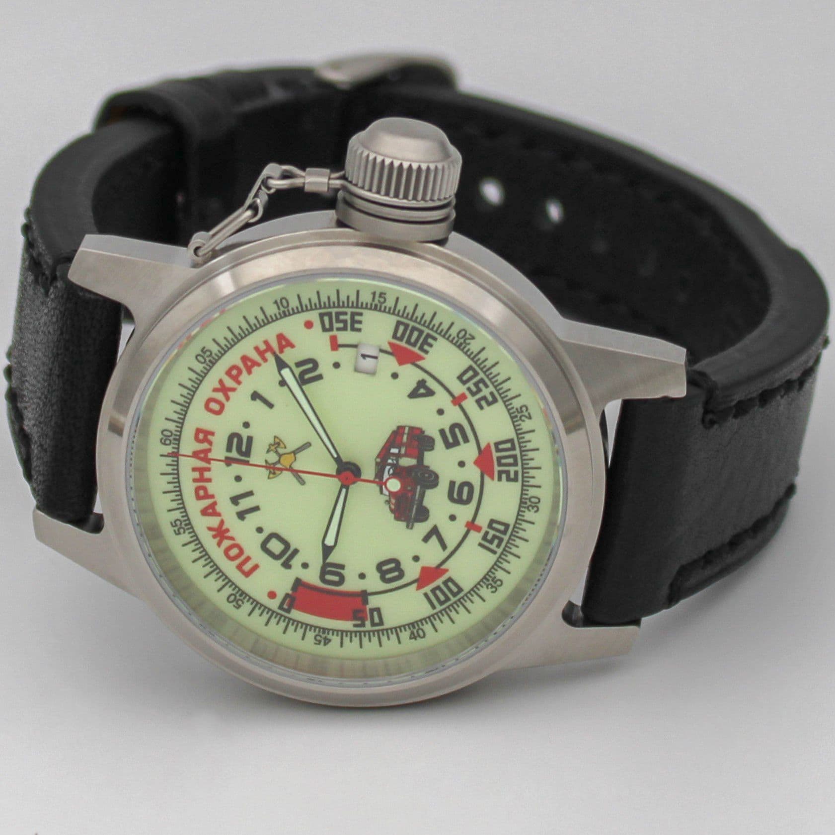 Часы Пожарная охрана (ЗИЛ) механические с автоподзаводом (Seiko NH35A) 45.330.01