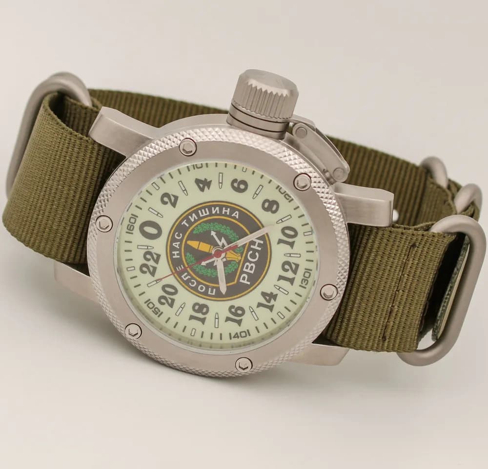 Часы наручные РВСН механические 160.21, Механизм Ракета 2623 